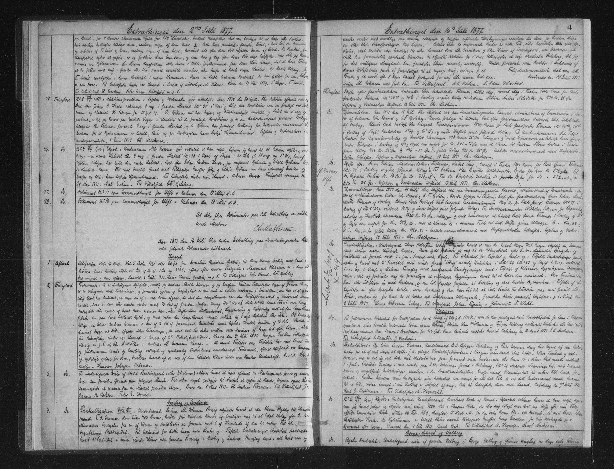 Vesterålen sorenskriveri, SAT/A-4180/1/2/2Ca/L0016: Pantebok nr. N-I, 1877-1879, s. 4