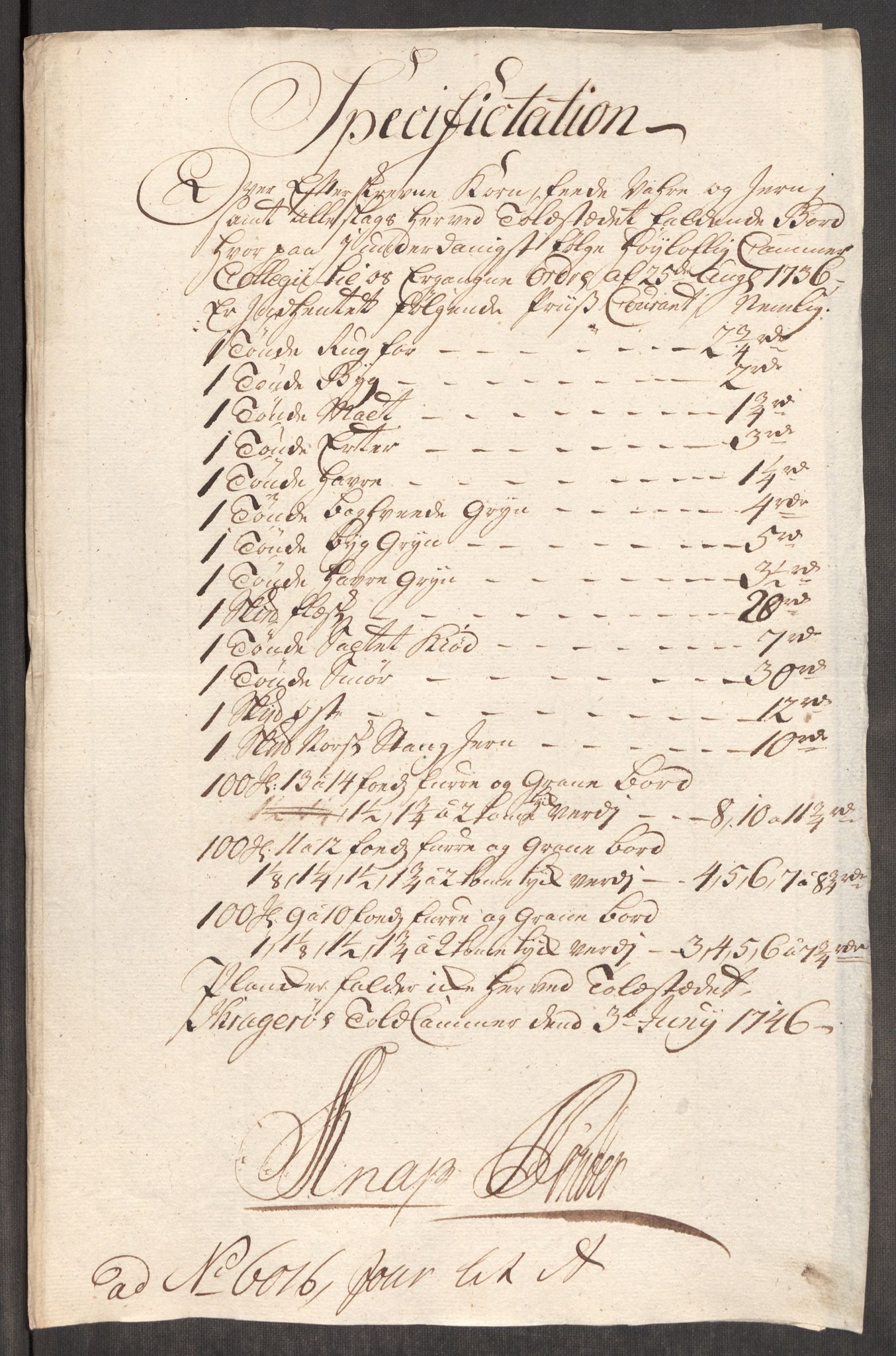 Rentekammeret inntil 1814, Realistisk ordnet avdeling, RA/EA-4070/Oe/L0003: [Ø1]: Priskuranter, 1745-1748, s. 373