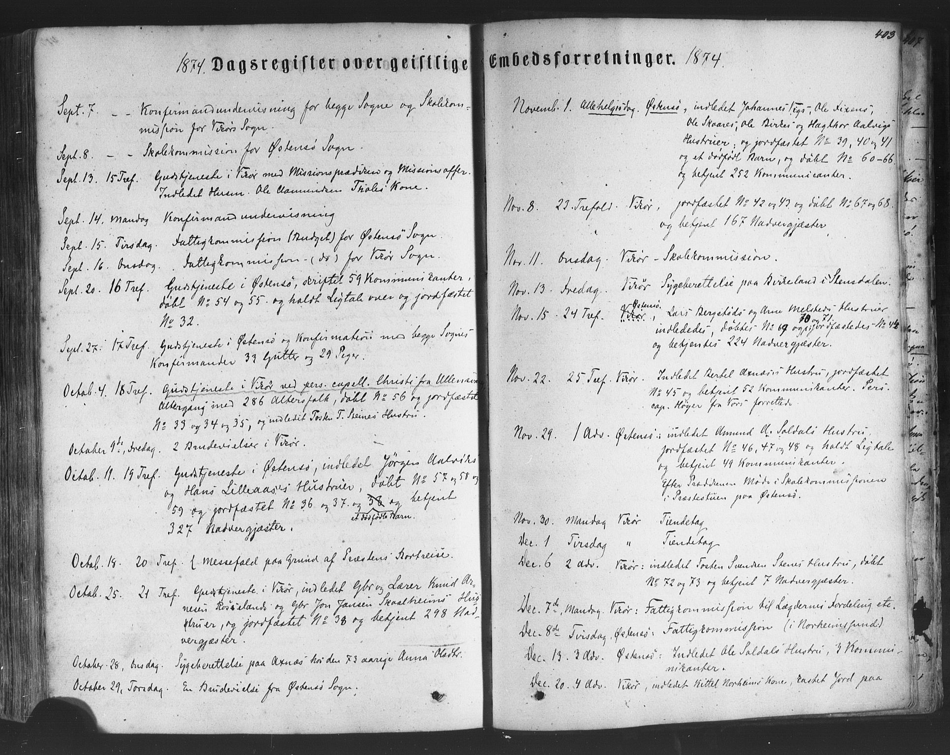 Kvam sokneprestembete, AV/SAB-A-76201/H/Haa: Ministerialbok nr. A 9, 1864-1879, s. 403