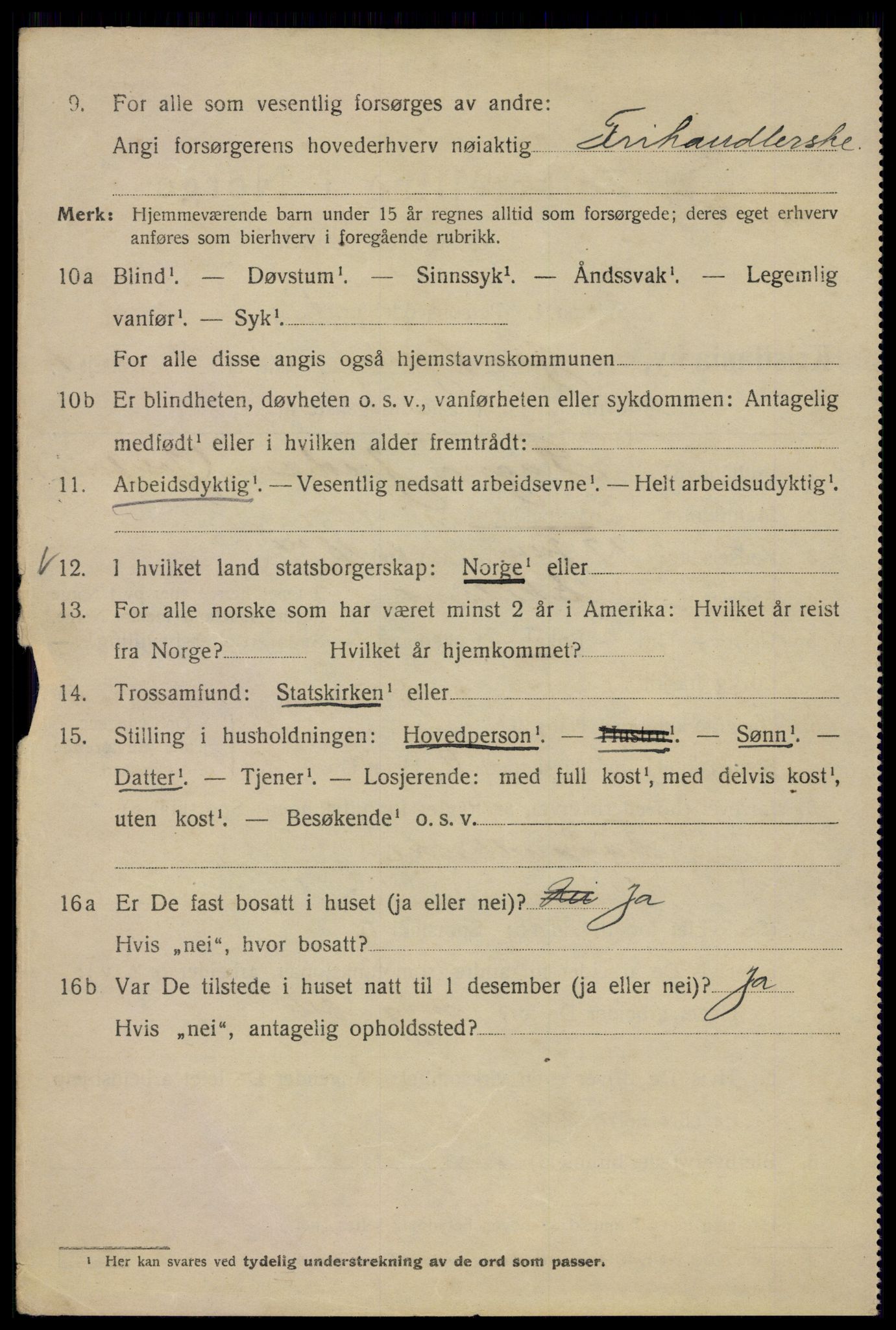 SAO, Folketelling 1920 for 0301 Kristiania kjøpstad, 1920, s. 316818