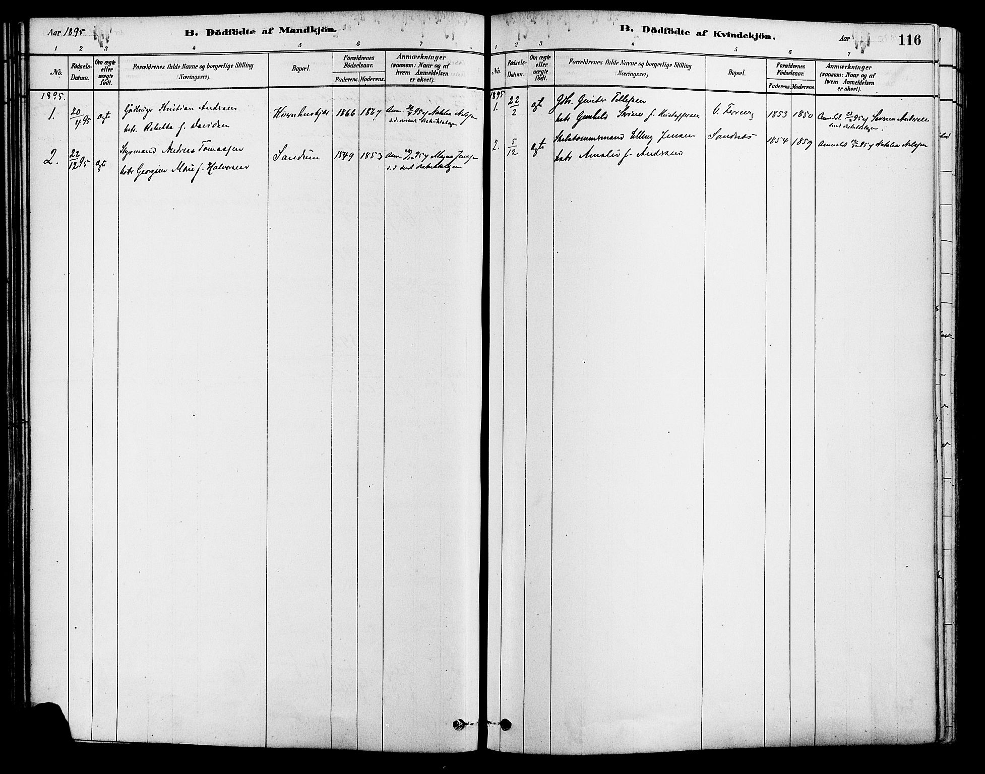 Tromøy sokneprestkontor, SAK/1111-0041/F/Fa/L0009: Ministerialbok nr. A 9, 1878-1896, s. 116
