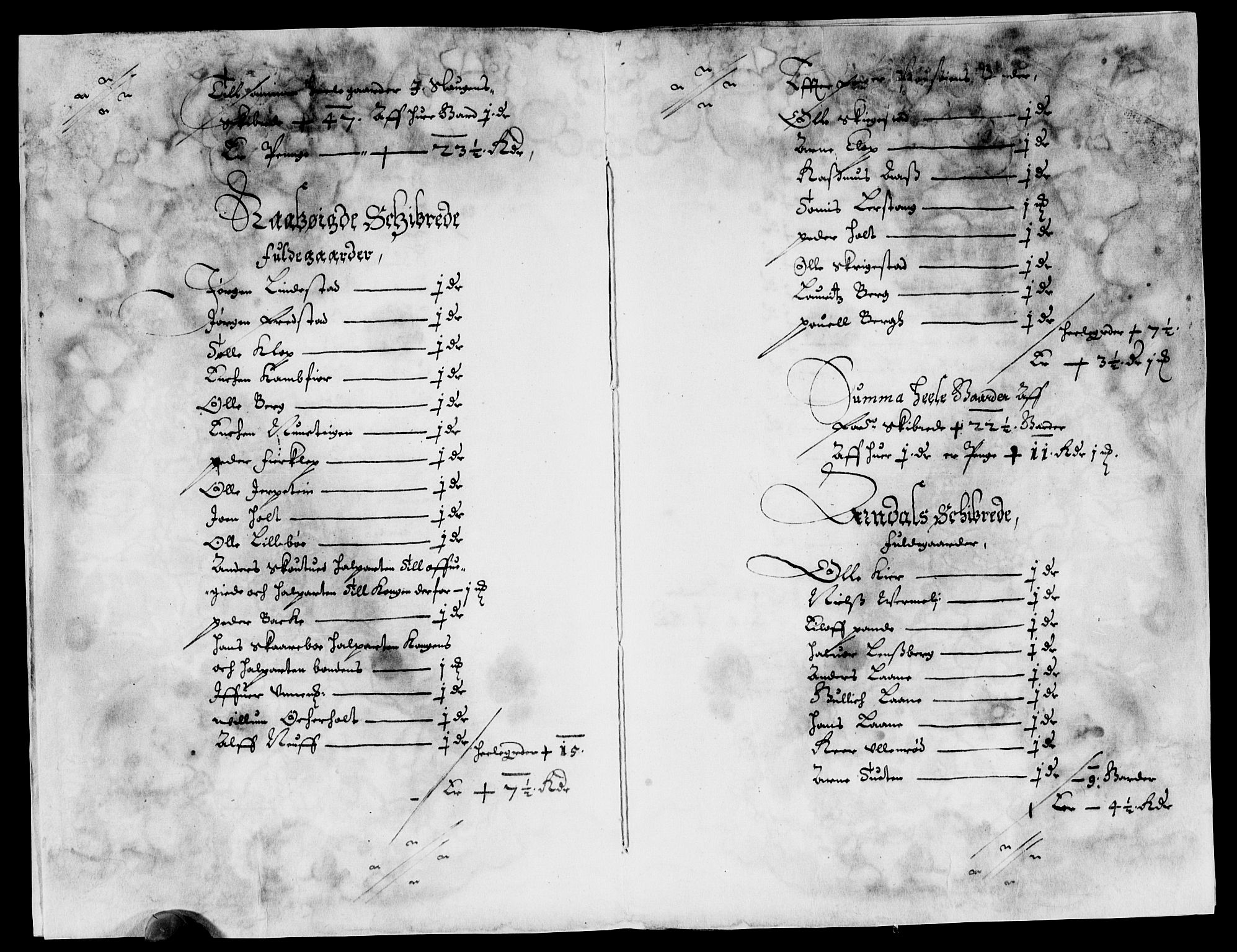 Rentekammeret inntil 1814, Reviderte regnskaper, Lensregnskaper, AV/RA-EA-5023/R/Rb/Rbo/L0027: Tønsberg len, 1645-1647