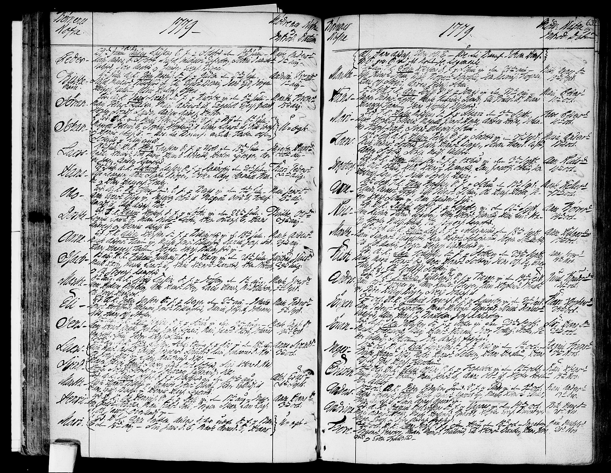 Asker prestekontor Kirkebøker, SAO/A-10256a/F/Fa/L0003: Ministerialbok nr. I 3, 1767-1807, s. 63