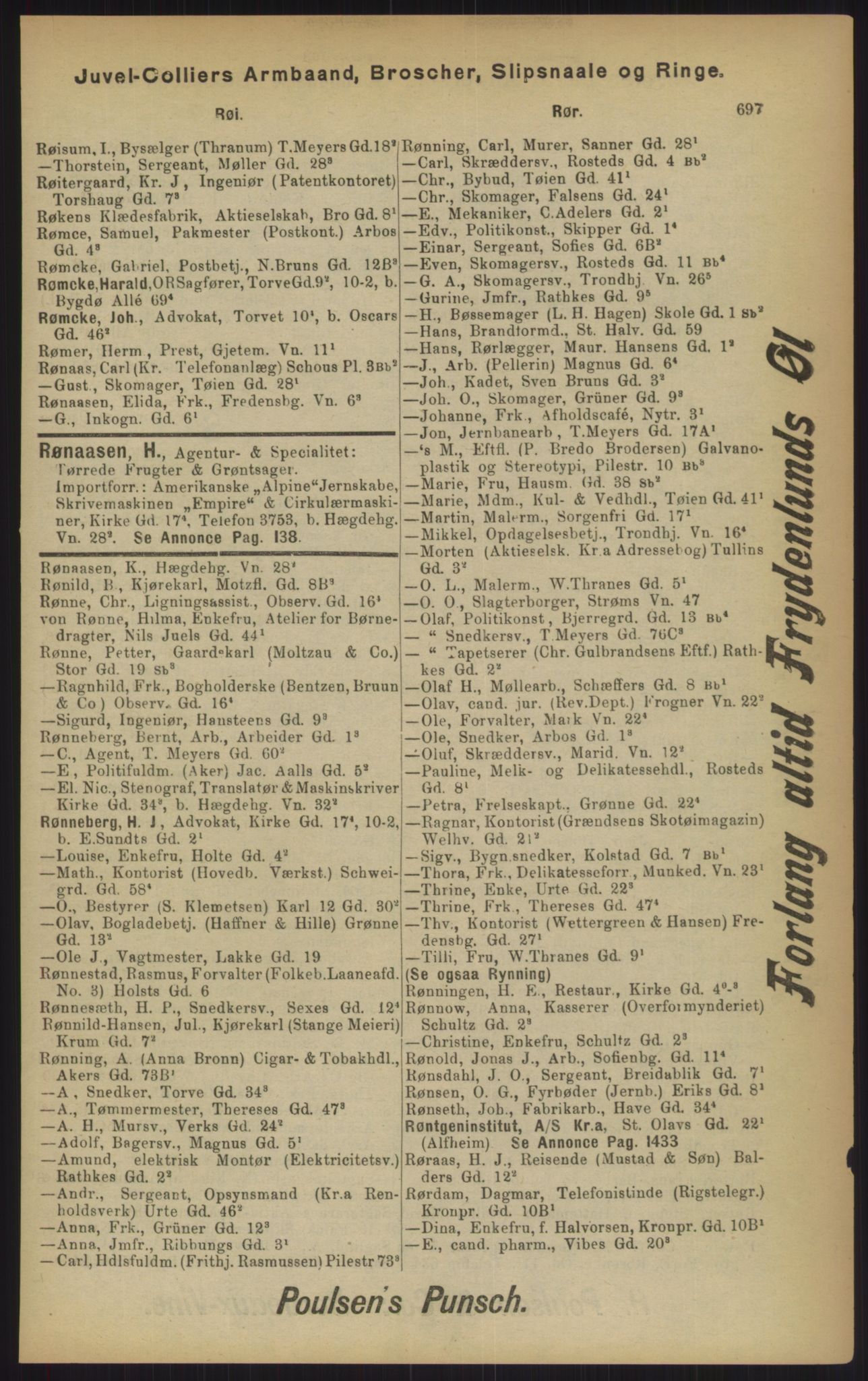 Kristiania/Oslo adressebok, PUBL/-, 1902, s. 697