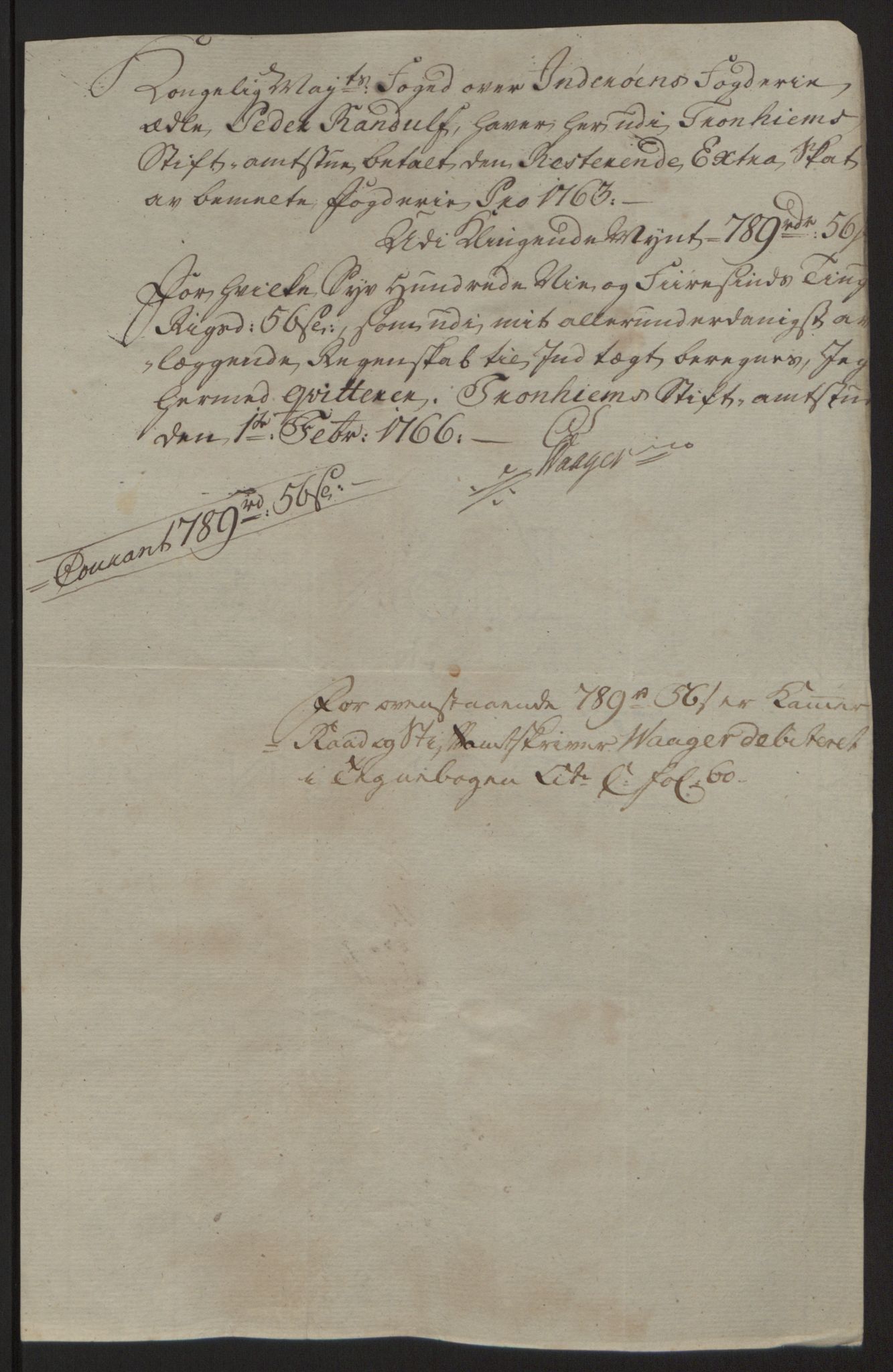 Rentekammeret inntil 1814, Reviderte regnskaper, Fogderegnskap, RA/EA-4092/R63/L4420: Ekstraskatten Inderøy, 1762-1772, s. 50