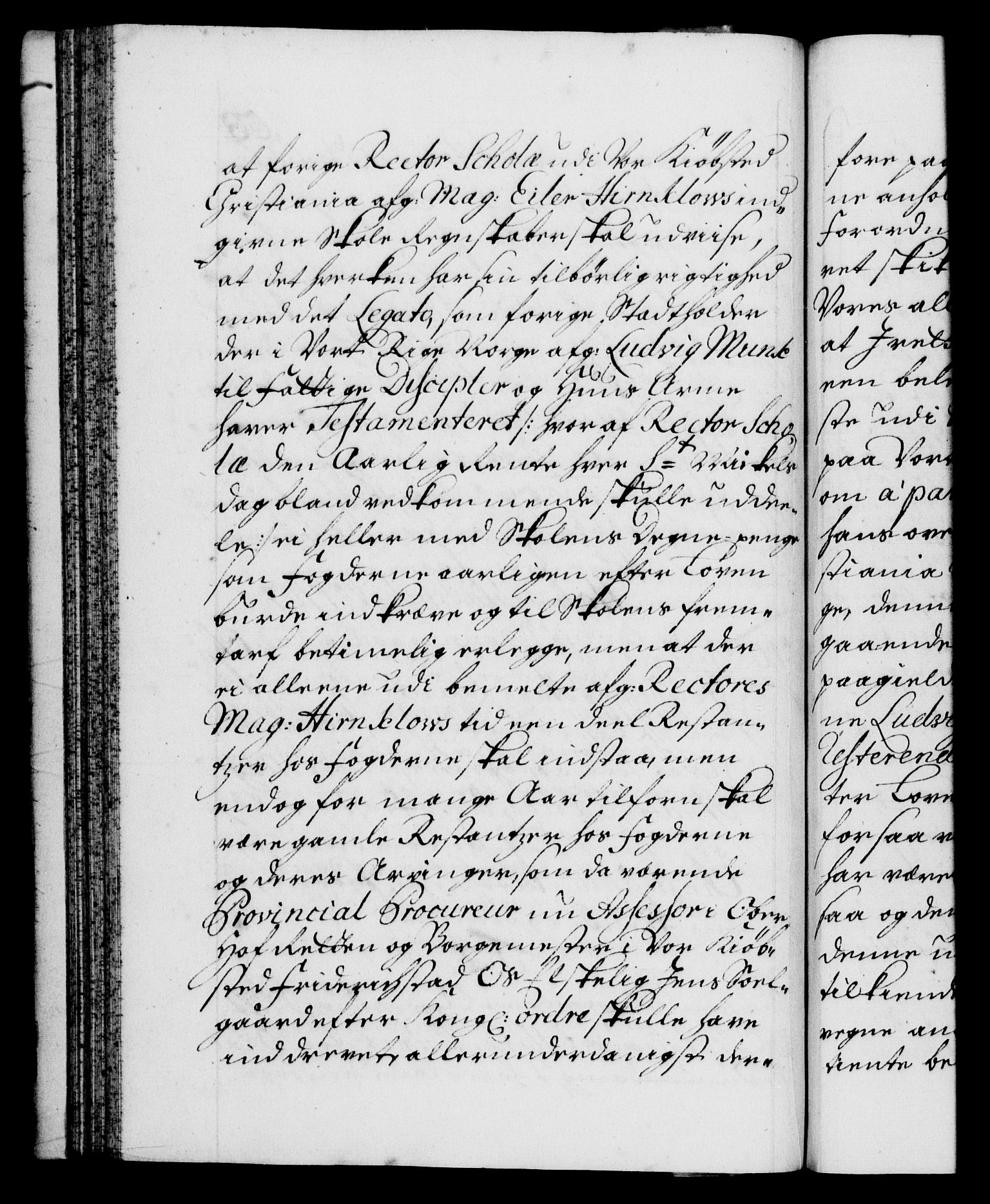 Danske Kanselli 1572-1799, AV/RA-EA-3023/F/Fc/Fca/Fcab/L0018: Norske tegnelser, 1707-1709, s. 58b
