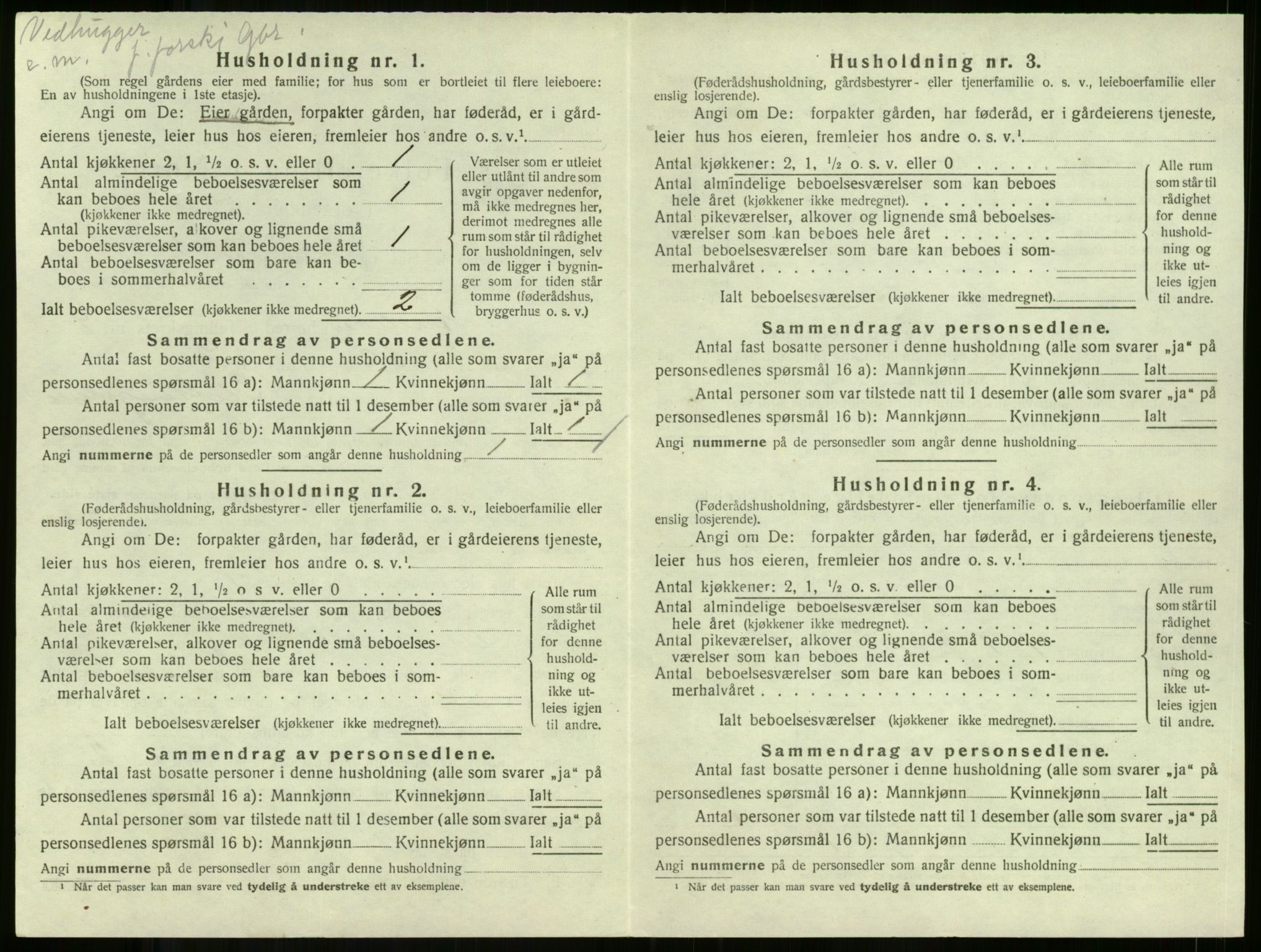 SAKO, Folketelling 1920 for 0719 Andebu herred, 1920, s. 542