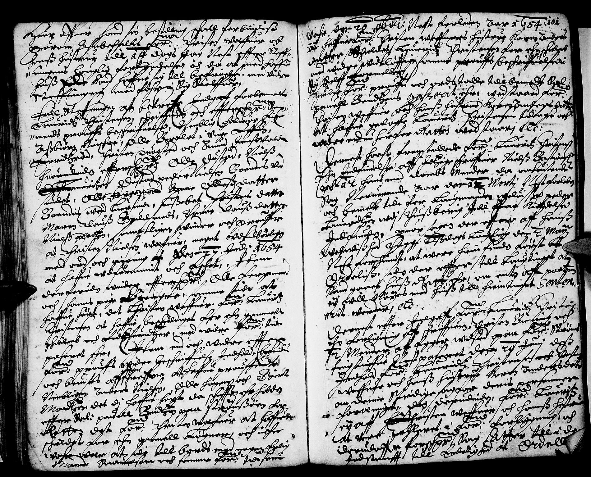 Eiker, Modum og Sigdal sorenskriveri, AV/SAKO-A-123/F/Fa/Faa/L0002: Tingbok, 1653-1657, s. 101