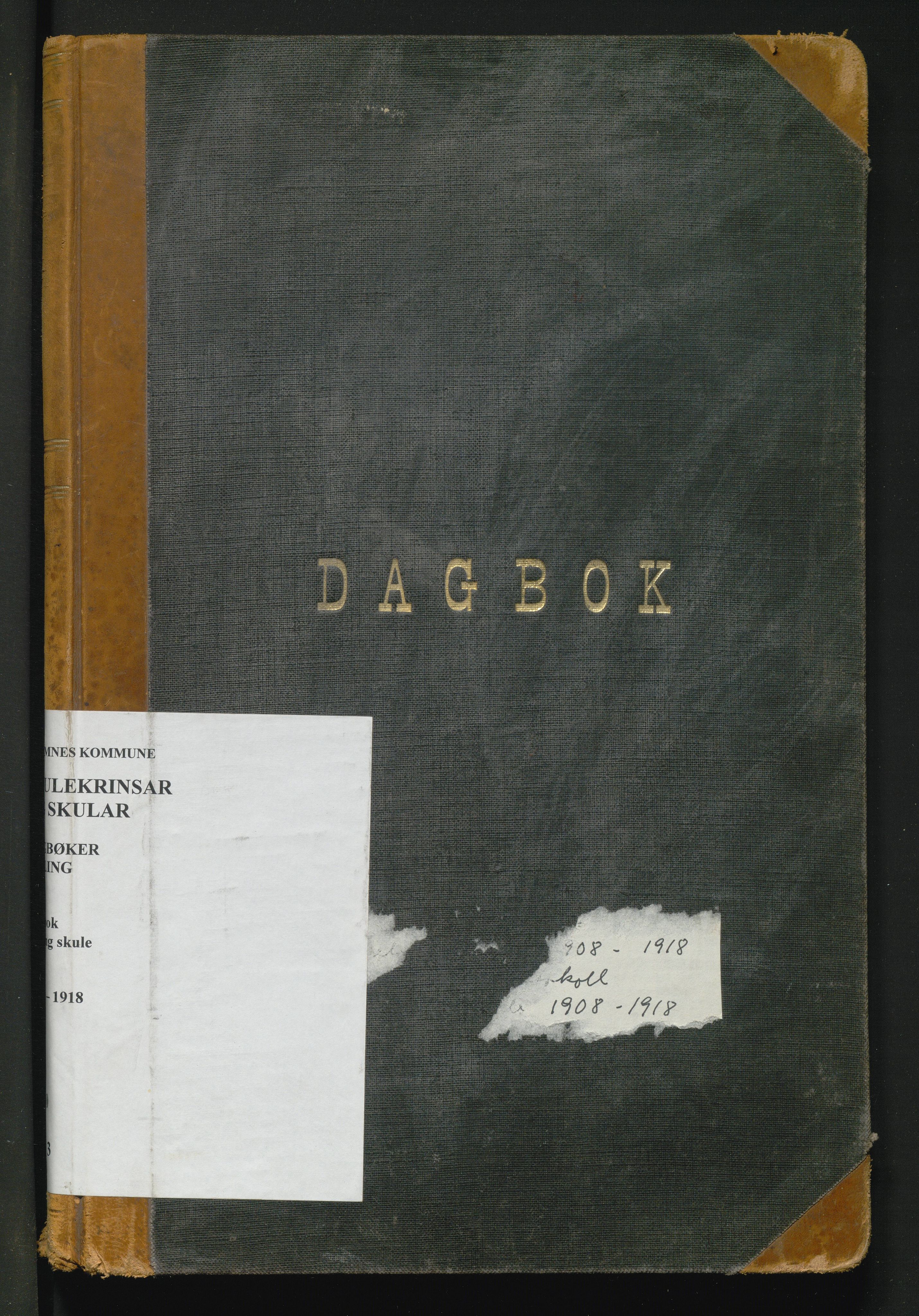 Bremnes kommune. Barneskulane, IKAH/1220-231/G/Gd/L0003: Dagbok for Meling skule, 1908-1918