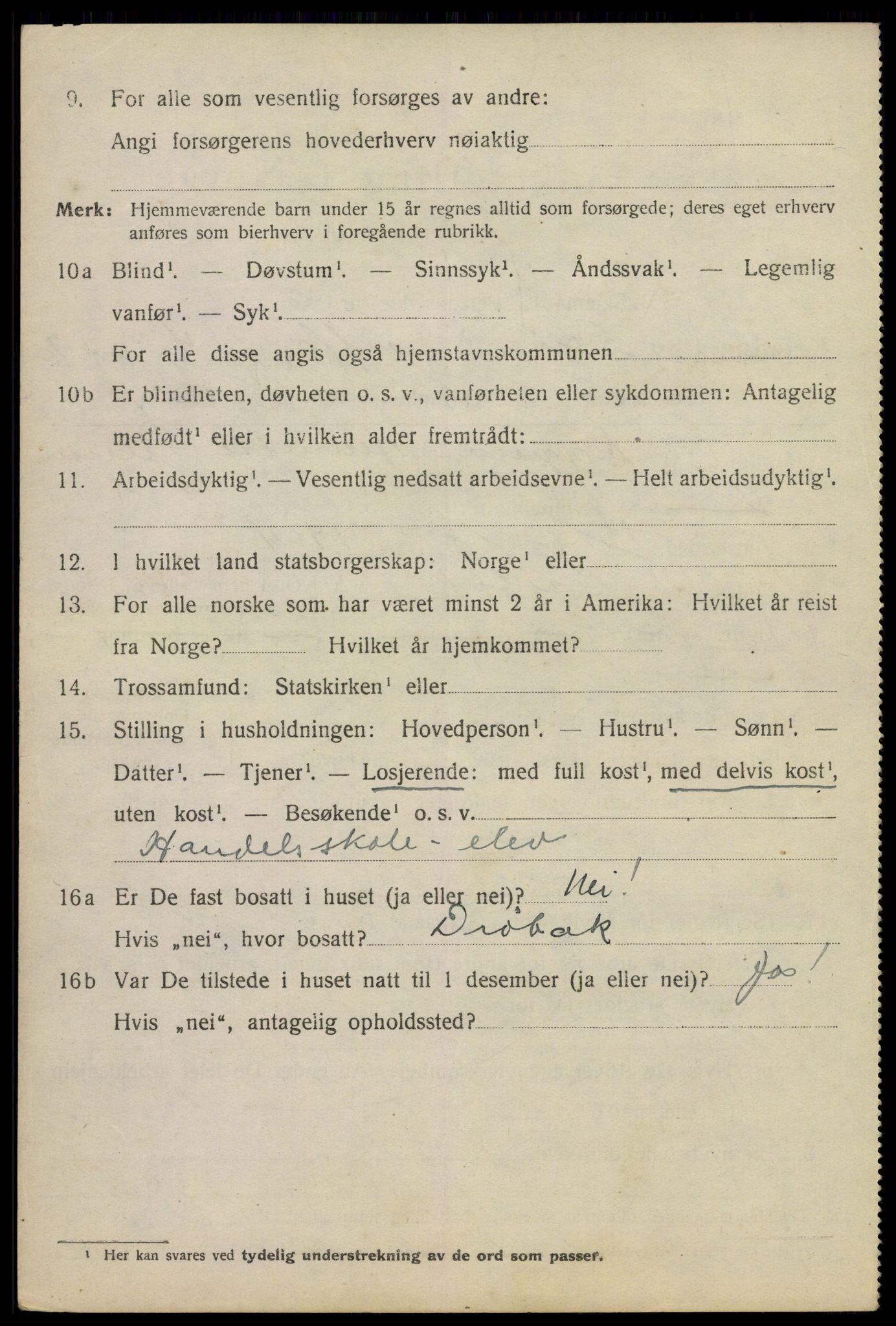 SAO, Folketelling 1920 for 0301 Kristiania kjøpstad, 1920, s. 487186