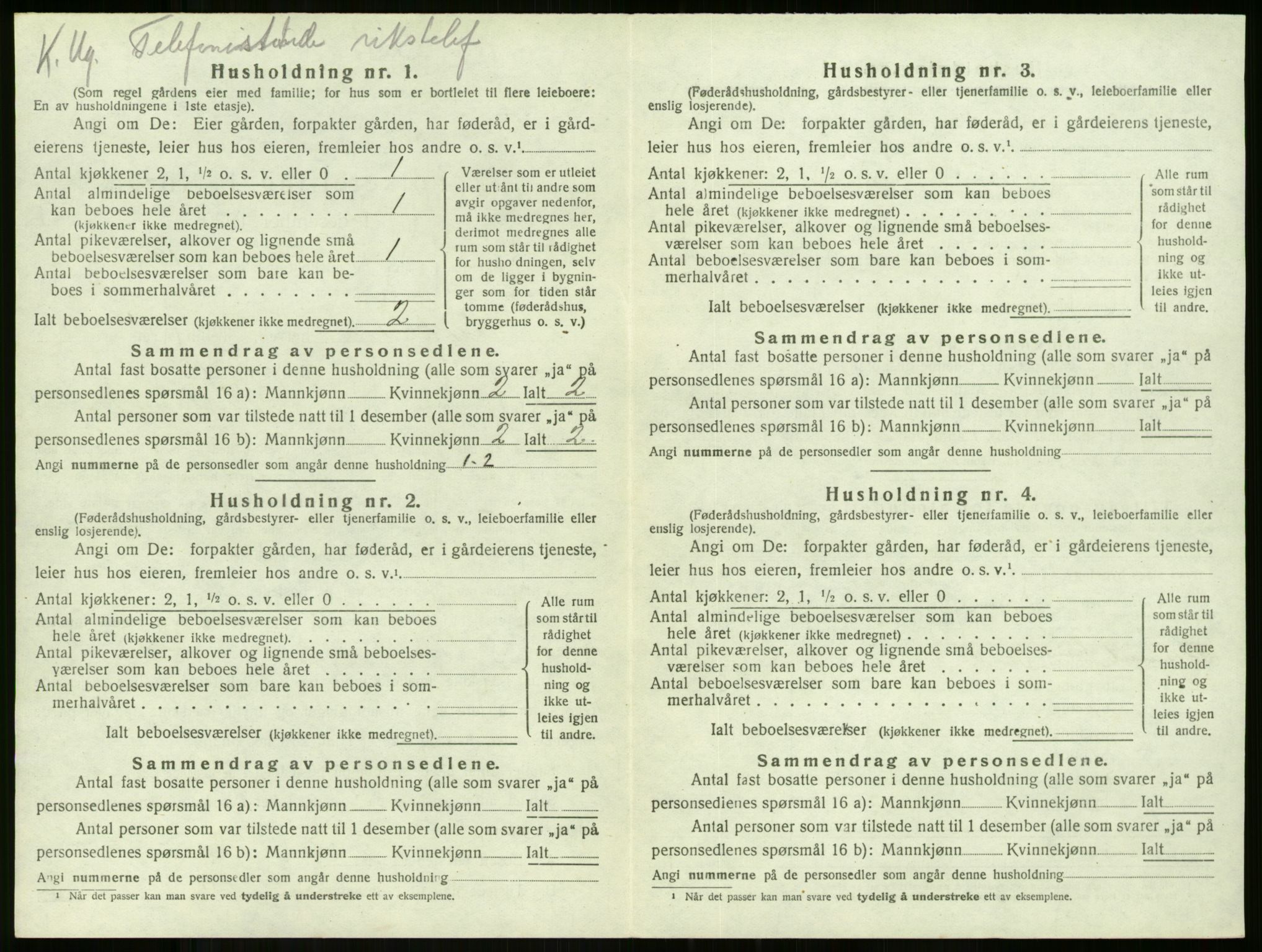 SAKO, Folketelling 1920 for 0720 Stokke herred, 1920, s. 1020