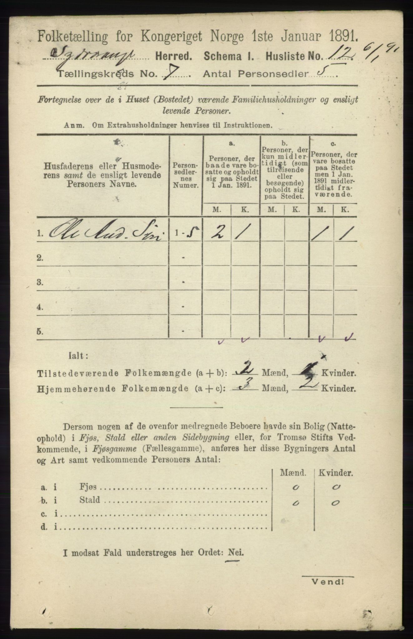 RA, Folketelling 1891 for 2030 Sør-Varanger herred, 1891, s. 2239