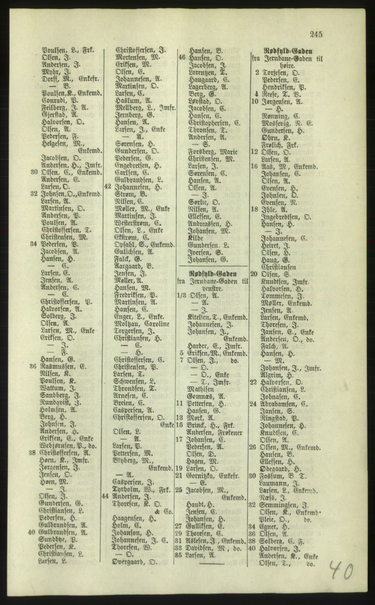 Kristiania/Oslo adressebok, PUBL/-, 1879, s. 245