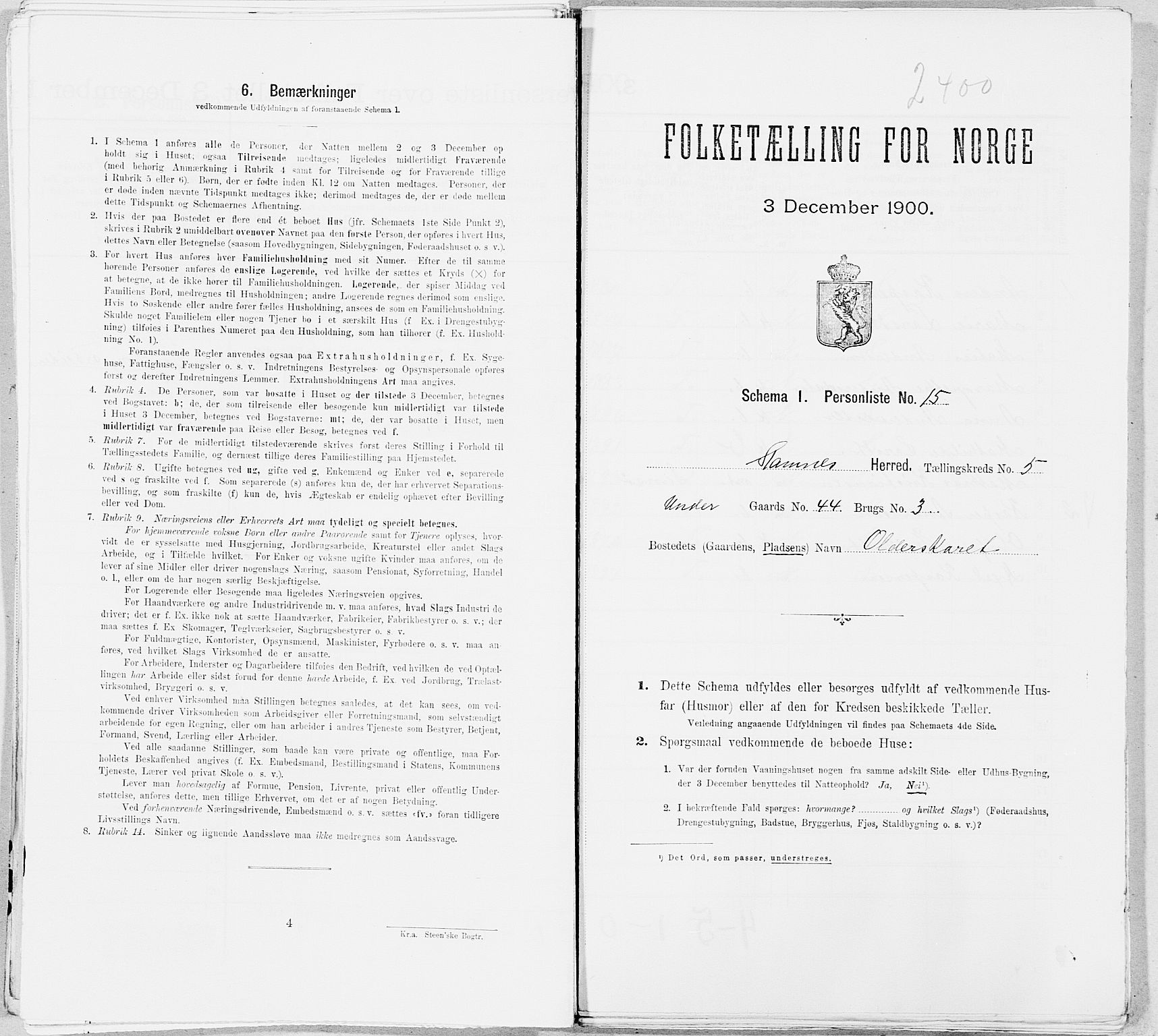 SAT, Folketelling 1900 for 1821 Stamnes herred, 1900, s. 751