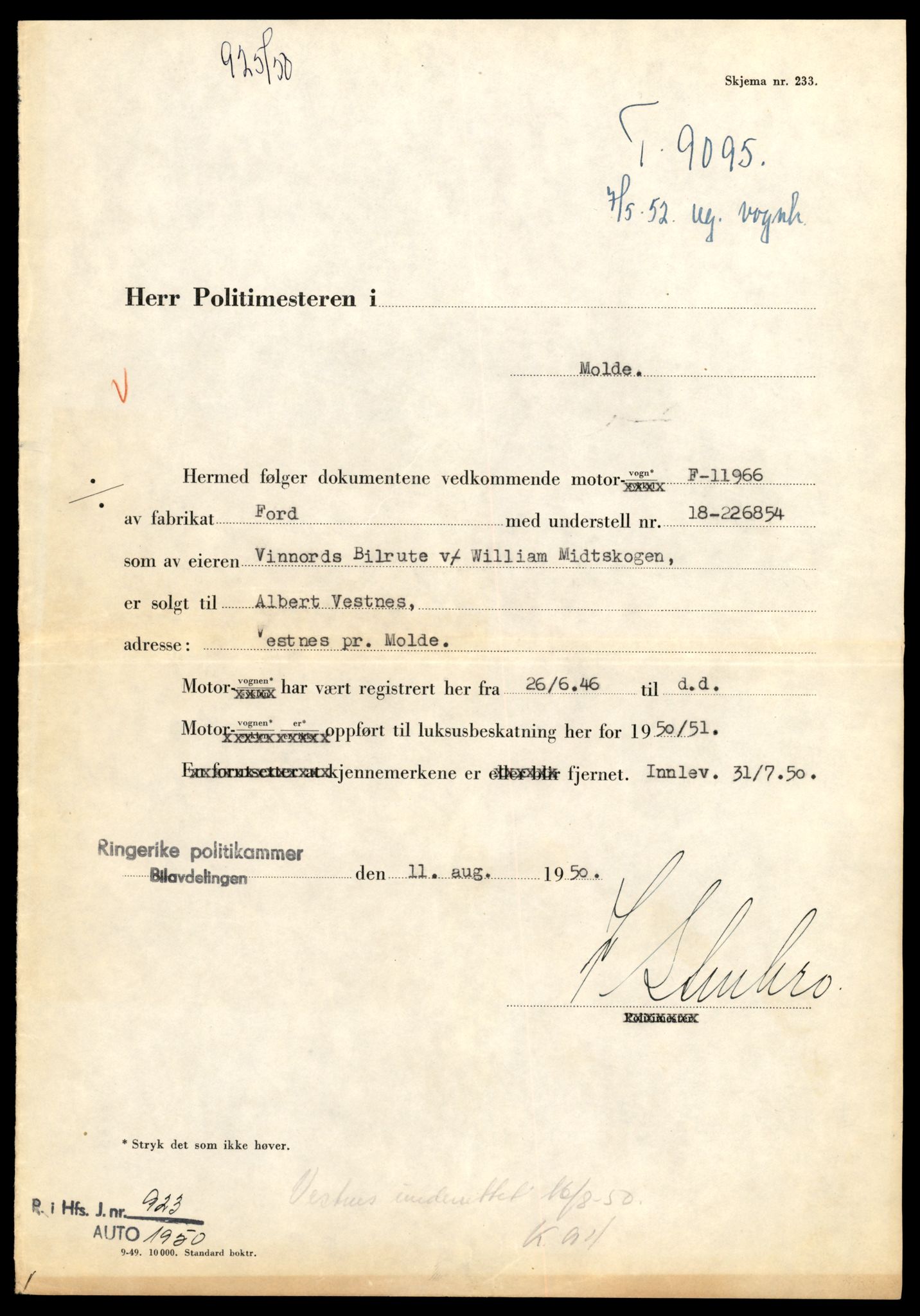 Møre og Romsdal vegkontor - Ålesund trafikkstasjon, AV/SAT-A-4099/F/Fe/L0045: Registreringskort for kjøretøy T 14320 - T 14444, 1927-1998, s. 2932