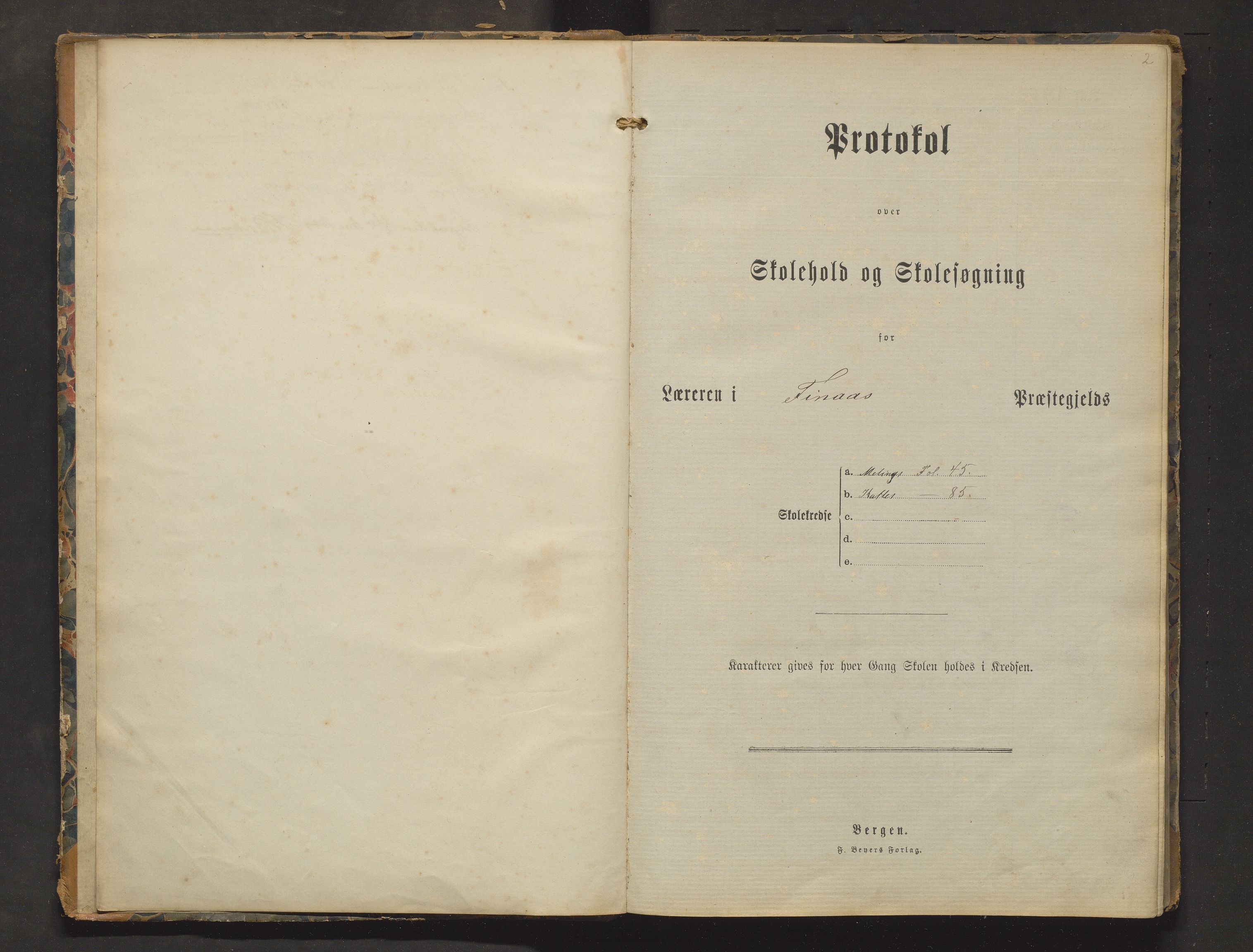 Bremnes kommune. Barneskulane, IKAH/1220-231/F/Fd/L0006: Skuleprotokoll for Meling og Katla skular, 1880-1891