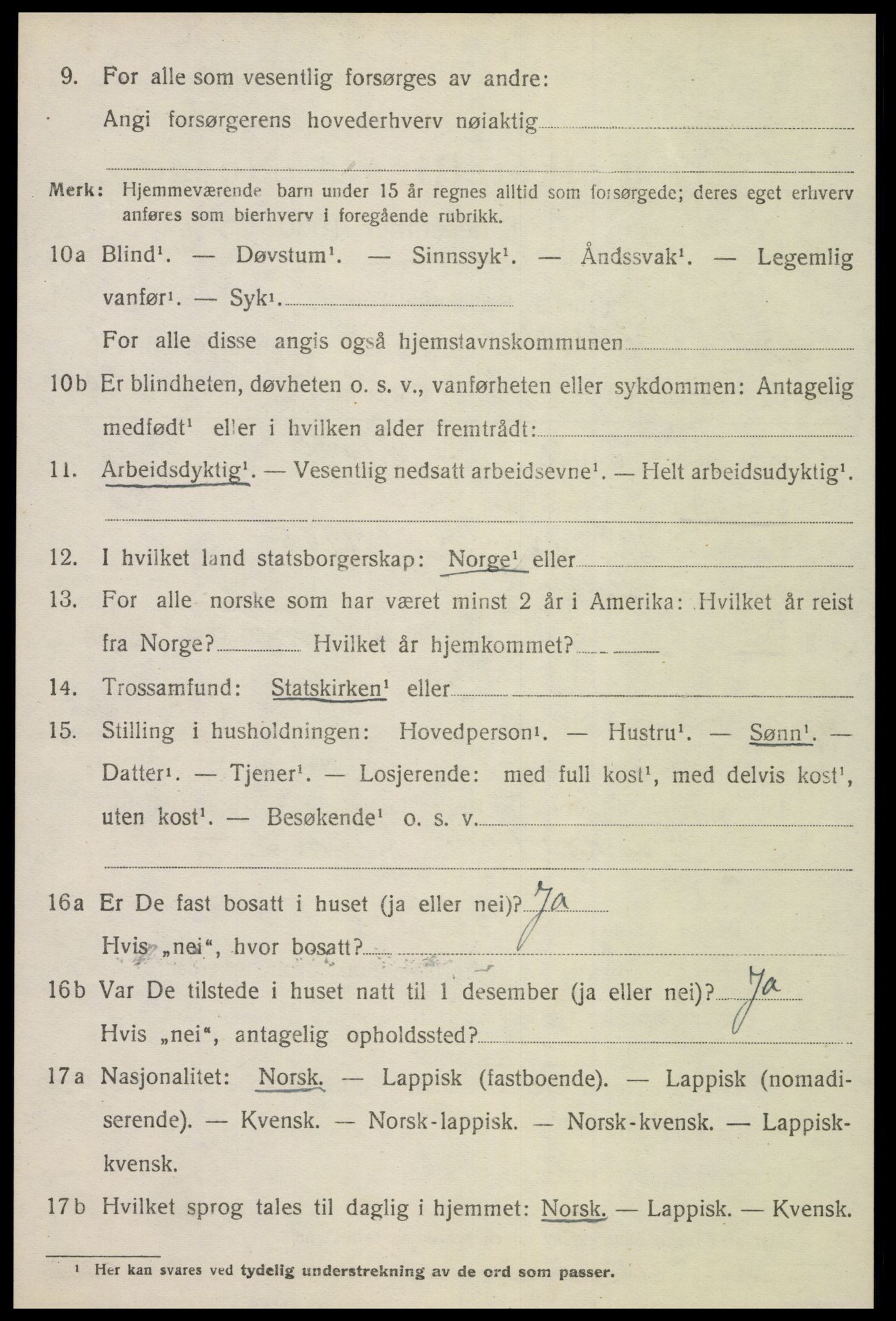 SAT, Folketelling 1920 for 1718 Leksvik herred, 1920, s. 4547
