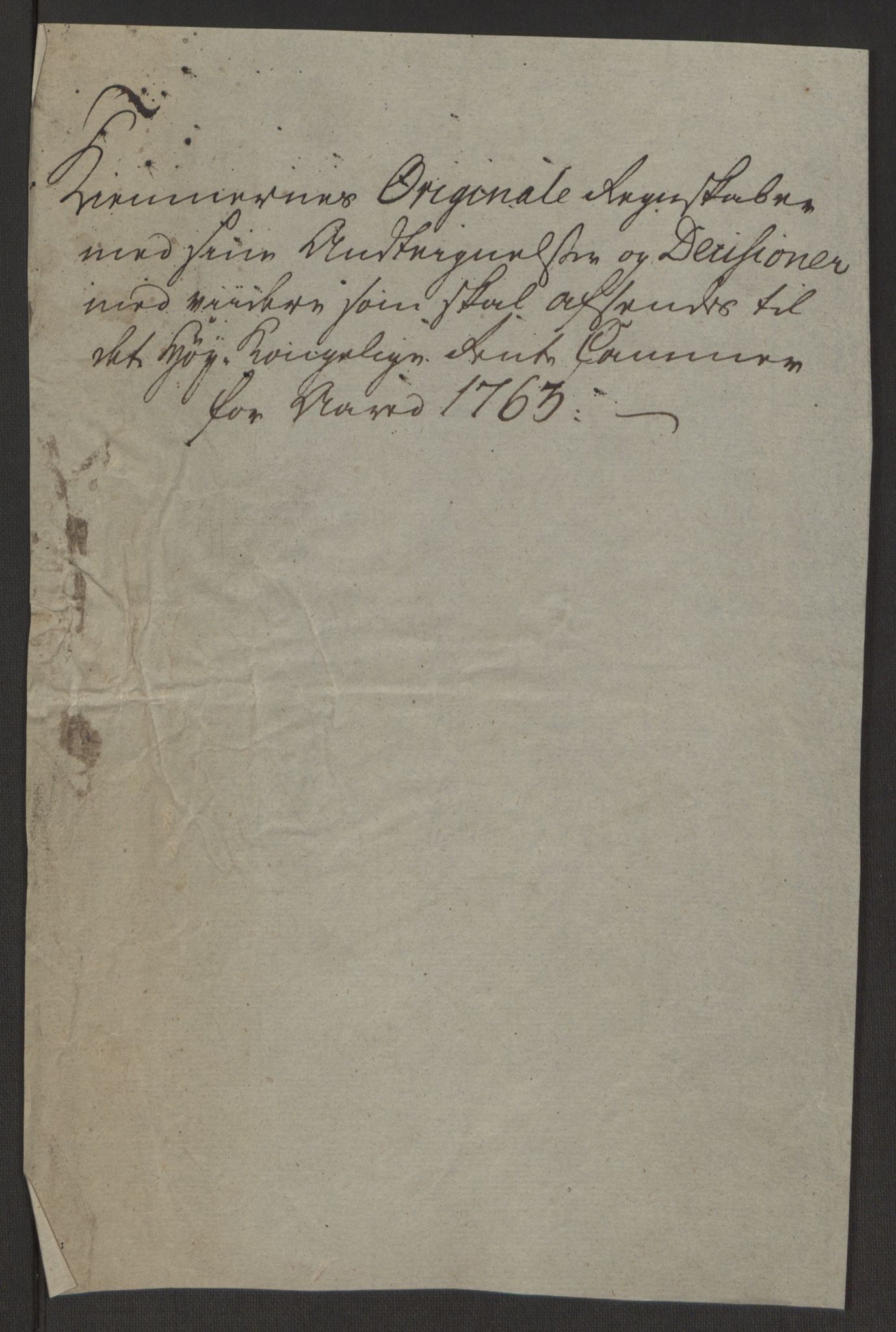 Rentekammeret inntil 1814, Reviderte regnskaper, Byregnskaper, AV/RA-EA-4066/R/Rp/L0366/0001: [P20] Kontribusjonsregnskap / Ekstraskatt, 1763, s. 10