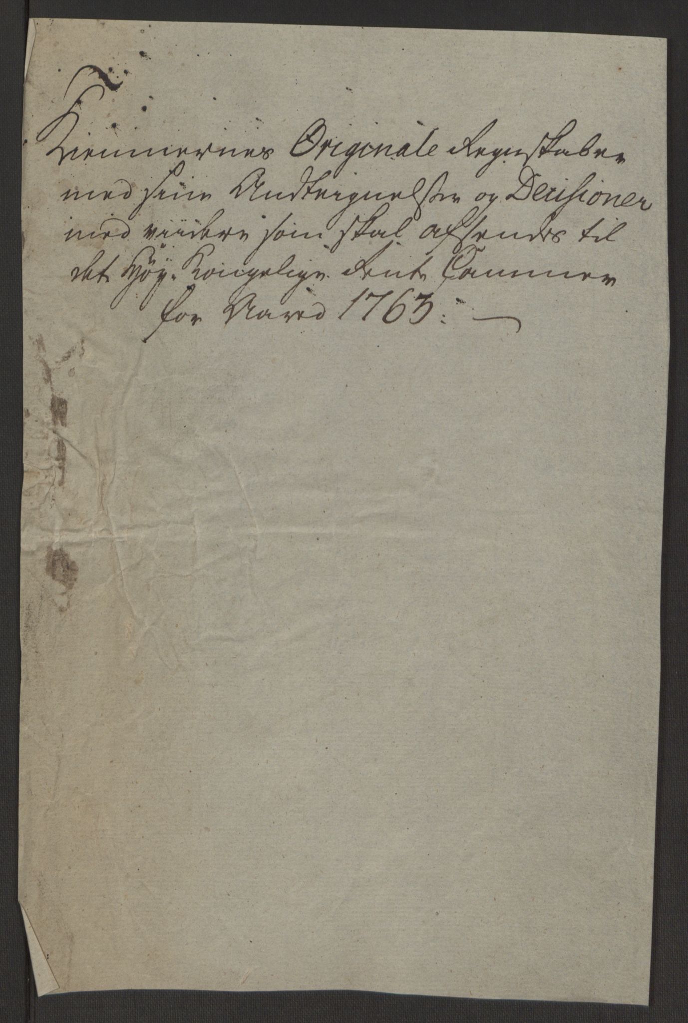 Rentekammeret inntil 1814, Reviderte regnskaper, Byregnskaper, RA/EA-4066/R/Rp/L0366/0001: [P20] Kontribusjonsregnskap / Ekstraskatt, 1763, s. 10