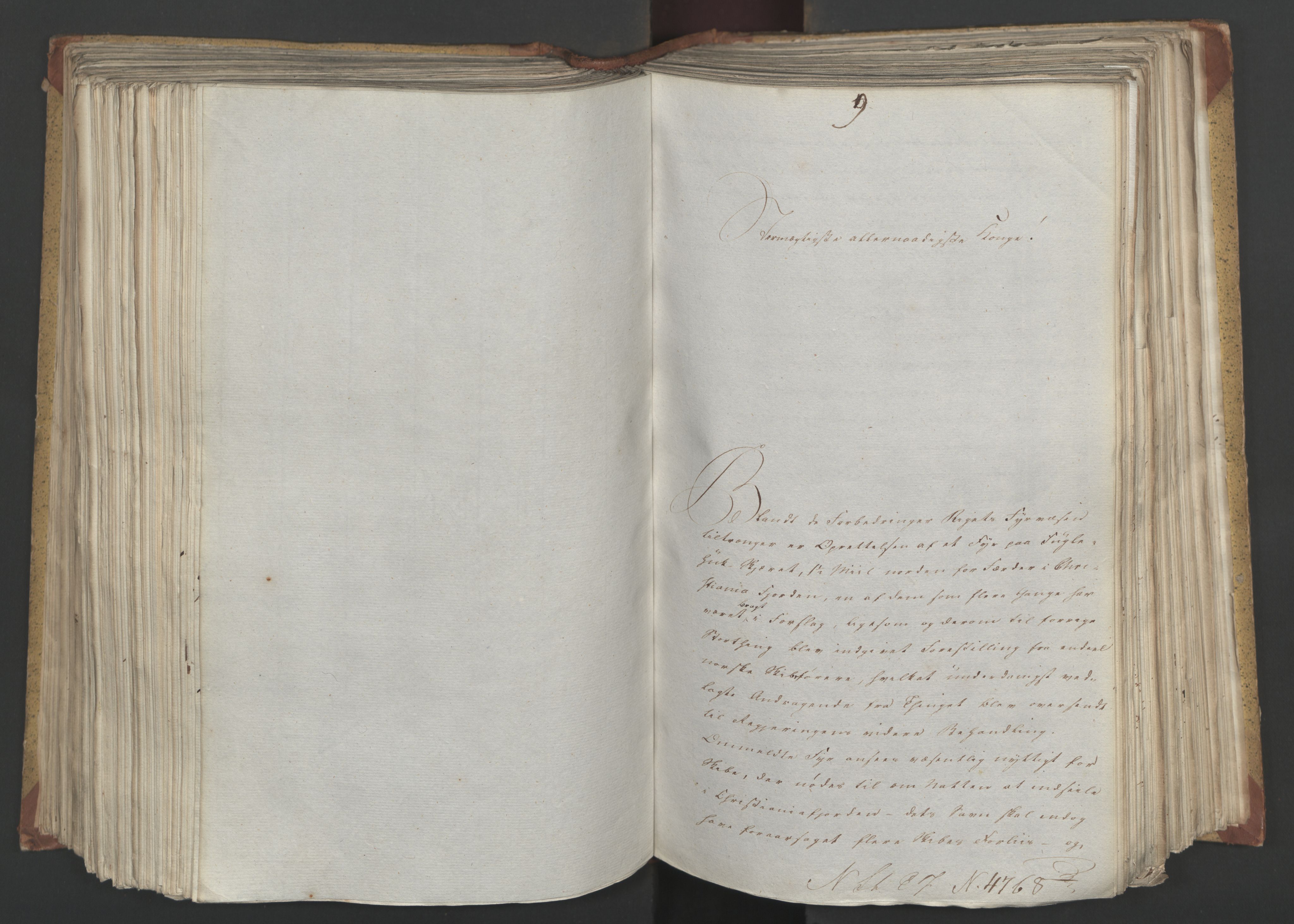 Statsrådsavdelingen i Stockholm, AV/RA-S-1003/D/Da/L0024: Regjeringsinnstillinger nr. 4663-4873, 1820, s. 293