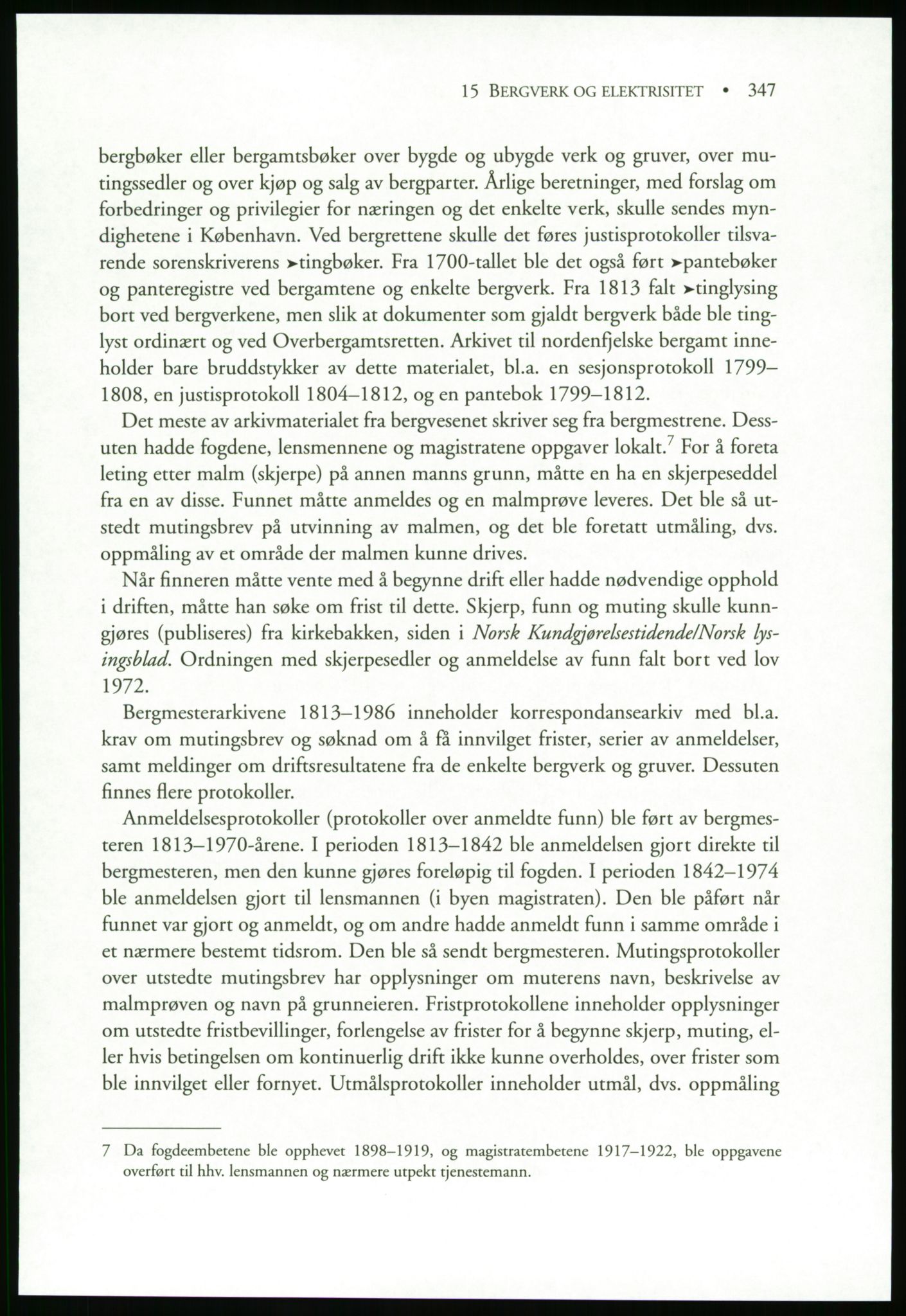 Publikasjoner utgitt av Arkivverket, PUBL/PUBL-001/B/0019: Liv Mykland: Håndbok for brukere av statsarkivene (2005), 2005, s. 347