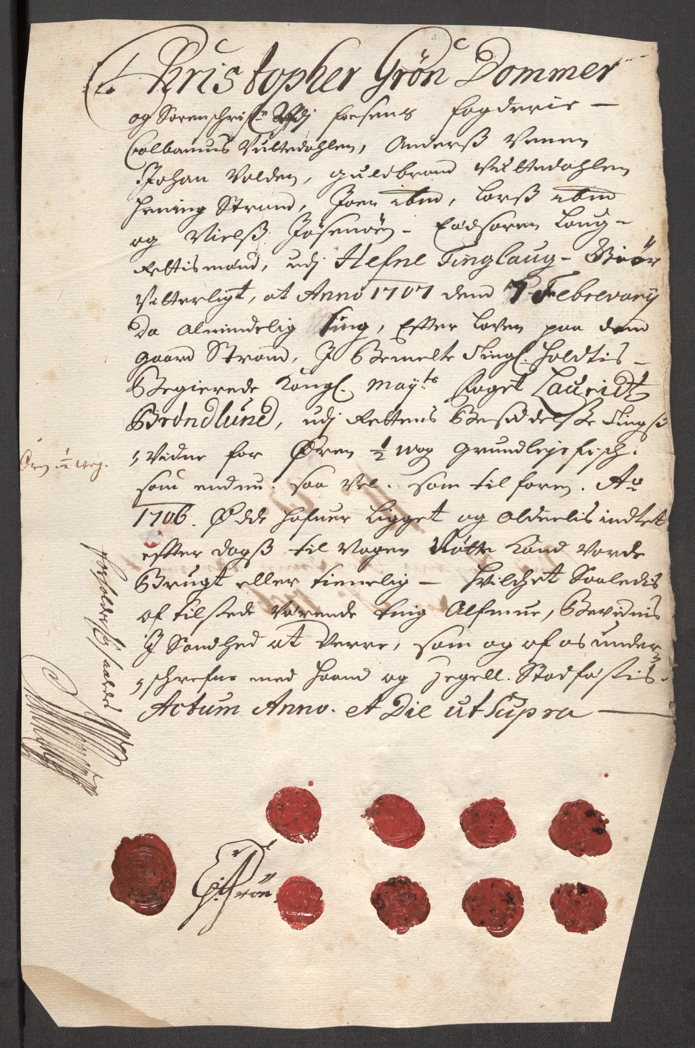 Rentekammeret inntil 1814, Reviderte regnskaper, Fogderegnskap, AV/RA-EA-4092/R57/L3857: Fogderegnskap Fosen, 1706-1707, s. 165