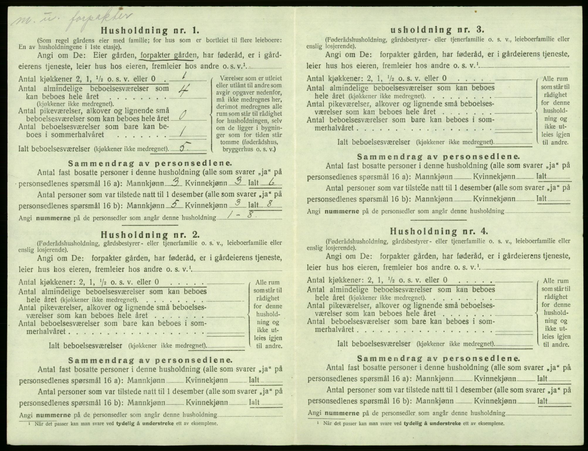 SAB, Folketelling 1920 for 1249 Fana herred, 1920, s. 204