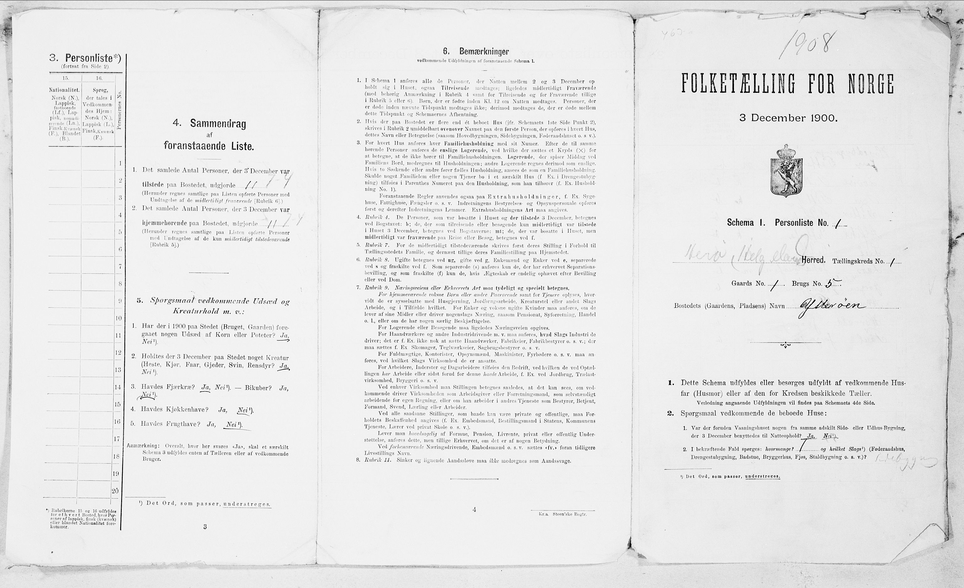 SAT, Folketelling 1900 for 1818 Herøy herred, 1900, s. 28