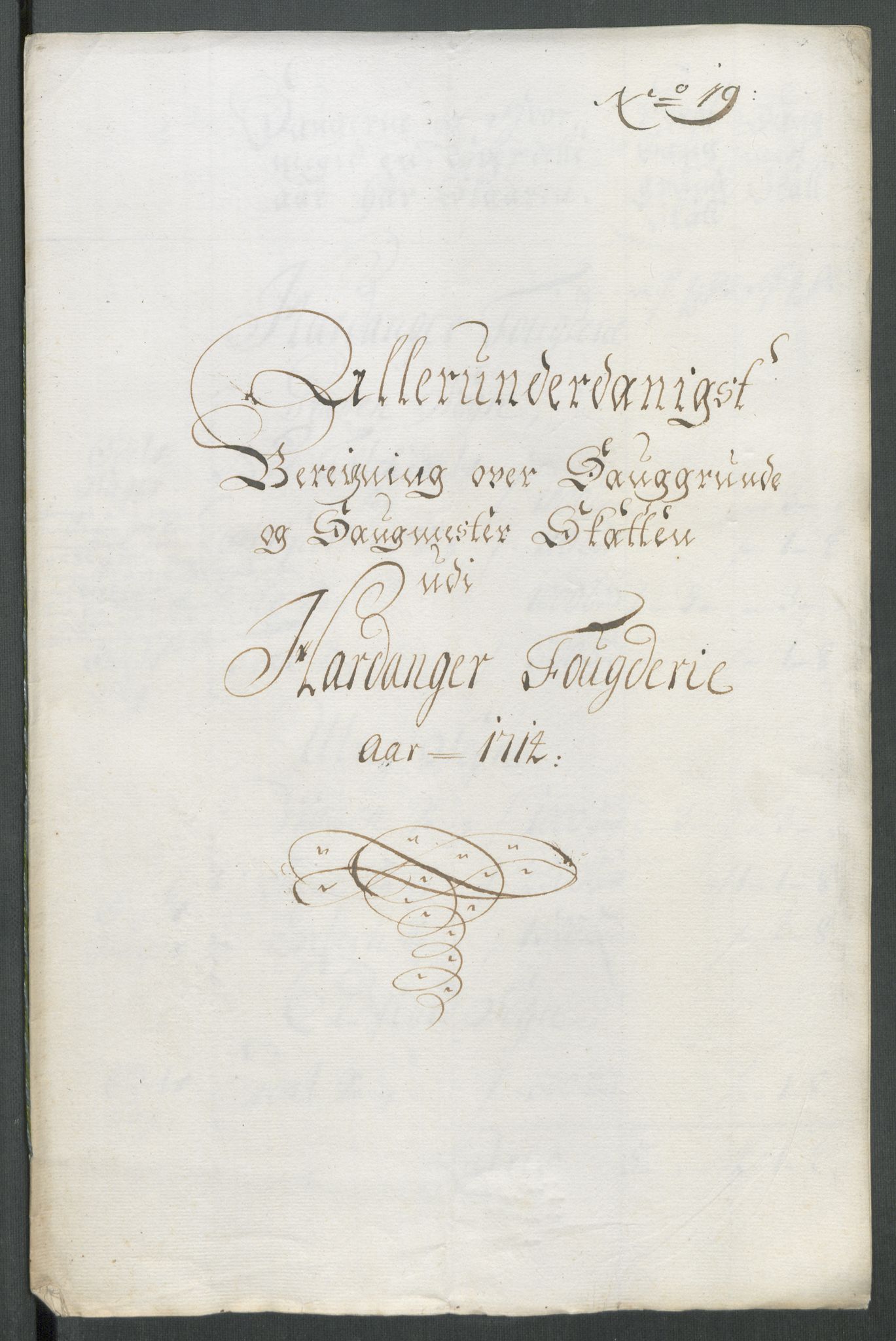 Rentekammeret inntil 1814, Reviderte regnskaper, Fogderegnskap, RA/EA-4092/R48/L2990: Fogderegnskap Sunnhordland og Hardanger, 1714, s. 263