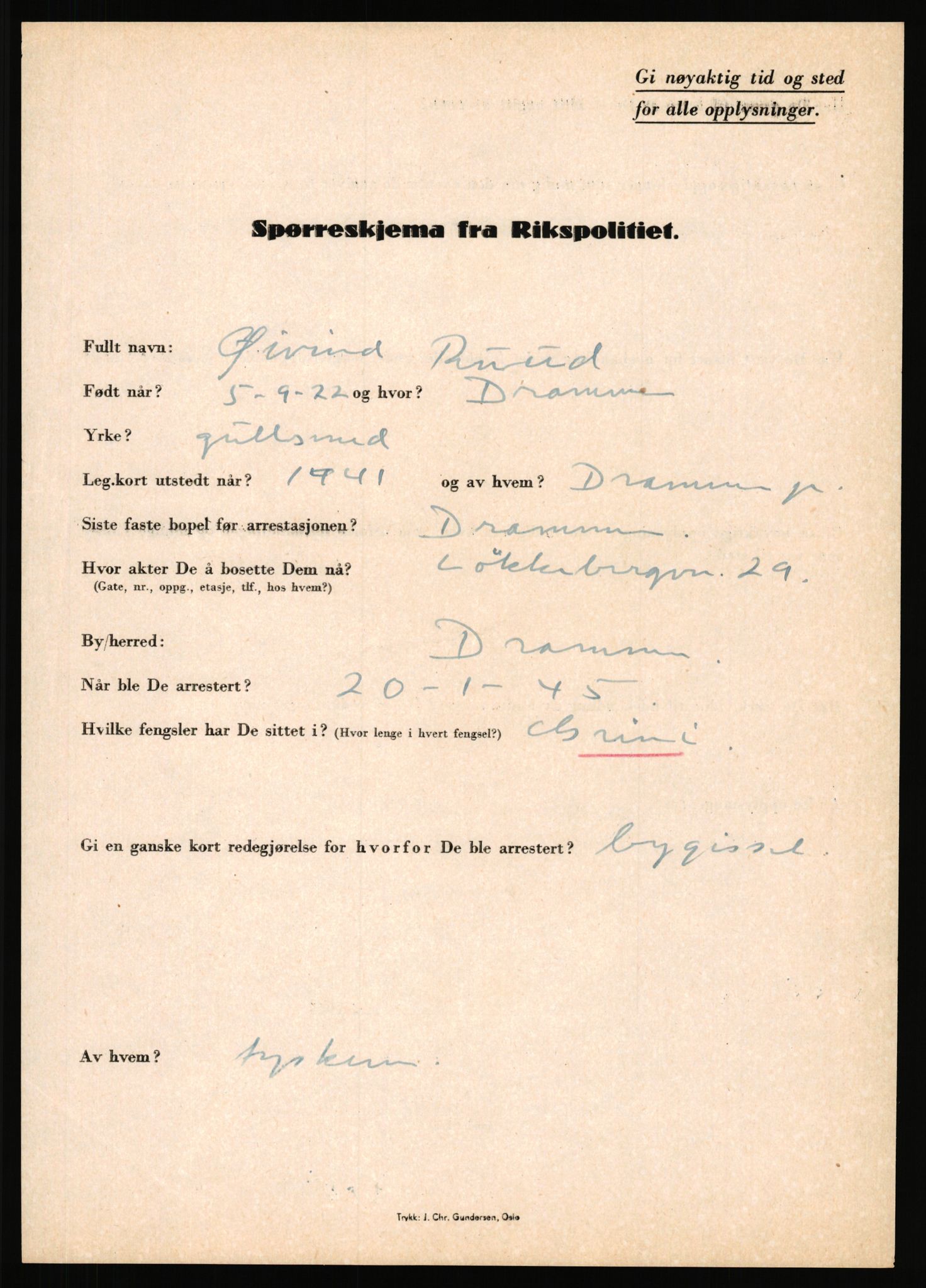 Rikspolitisjefen, AV/RA-S-1560/L/L0014: Pettersen, Aksel - Savosnick, Ernst, 1940-1945, s. 763