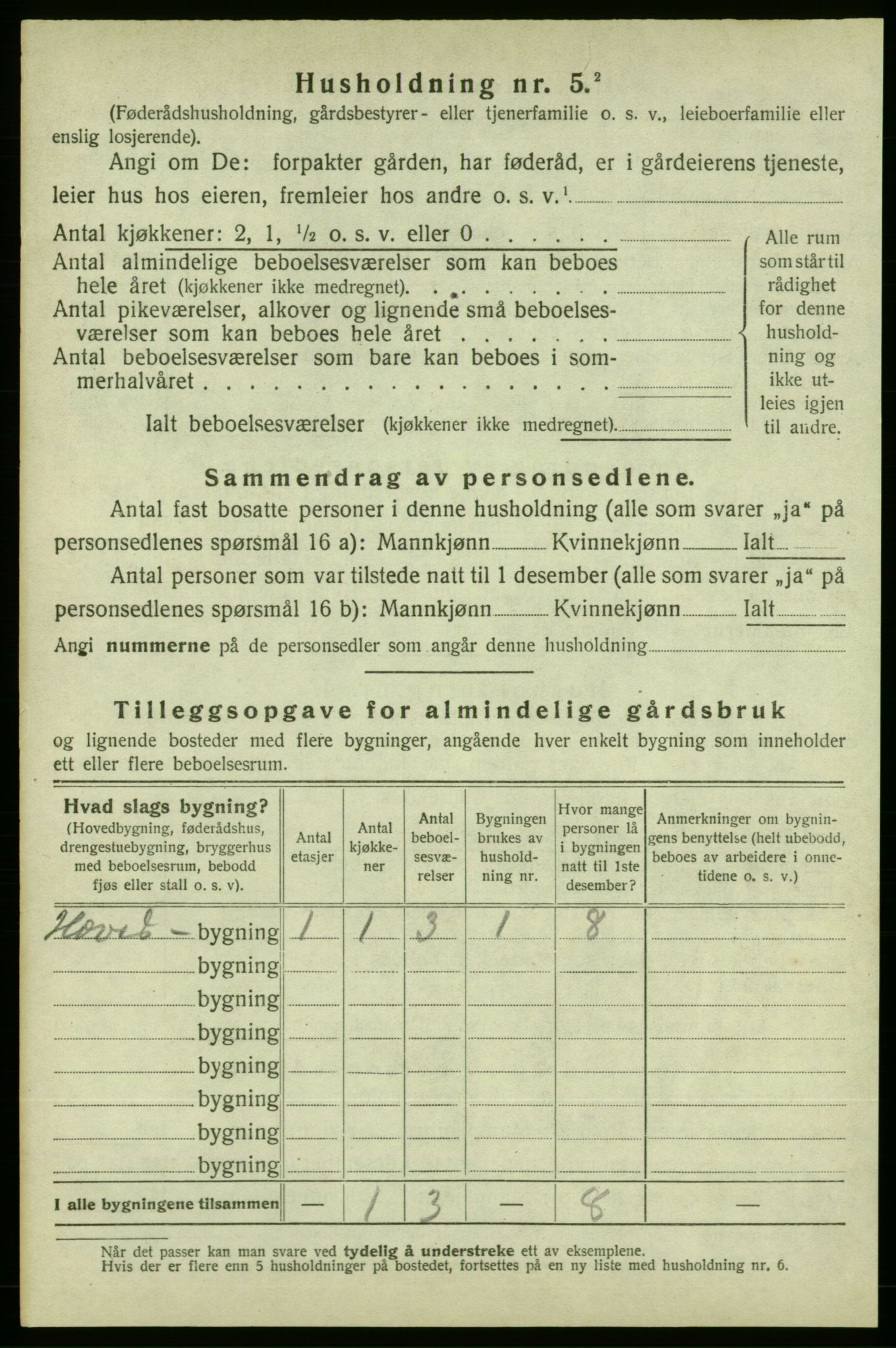 SAB, Folketelling 1920 for 1212 Skånevik herred, 1920, s. 2100