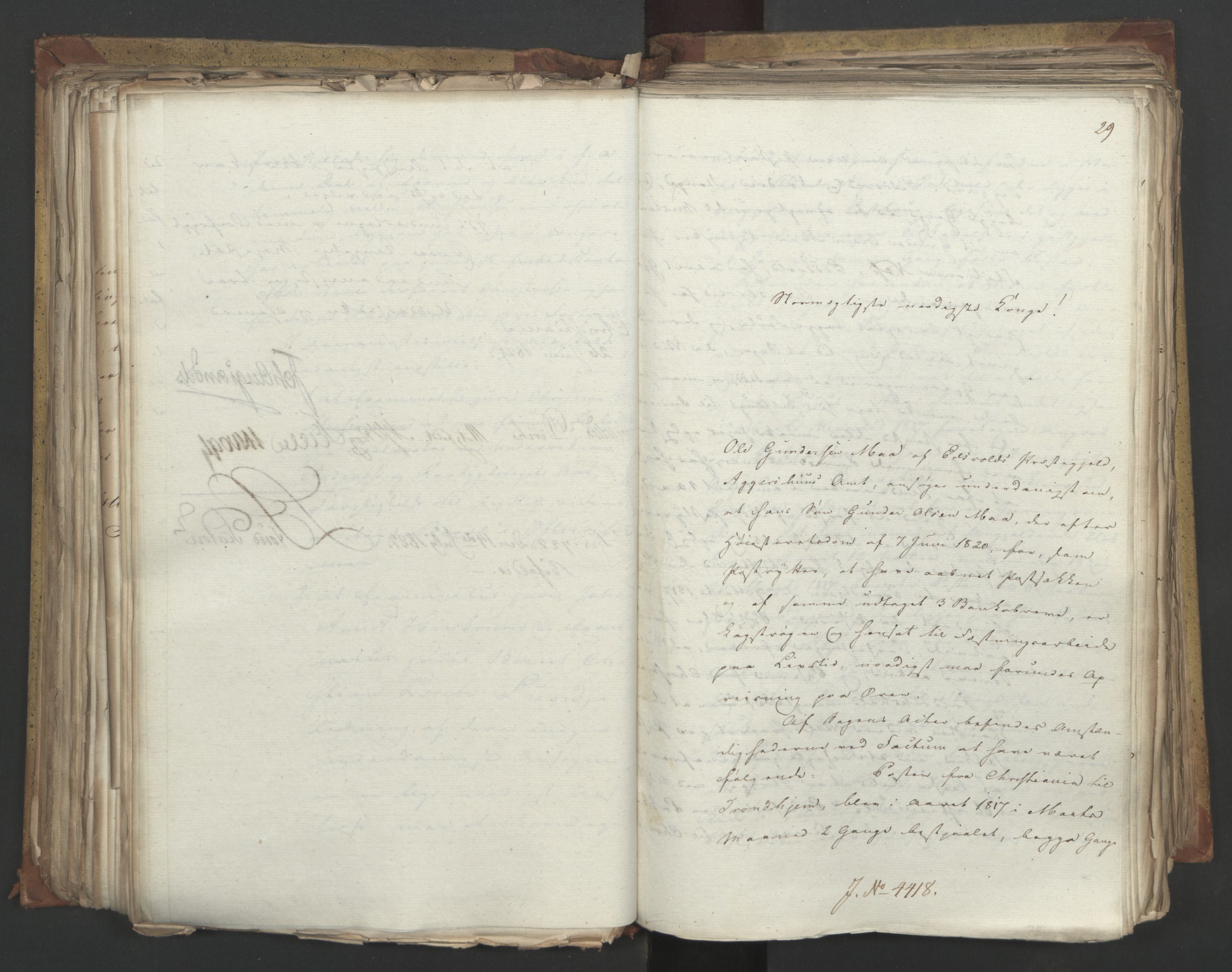 Statsrådsavdelingen i Stockholm, AV/RA-S-1003/D/Da/L0051: Regjeringsinnstillinger nr. 4310-4565, 1827, s. 252