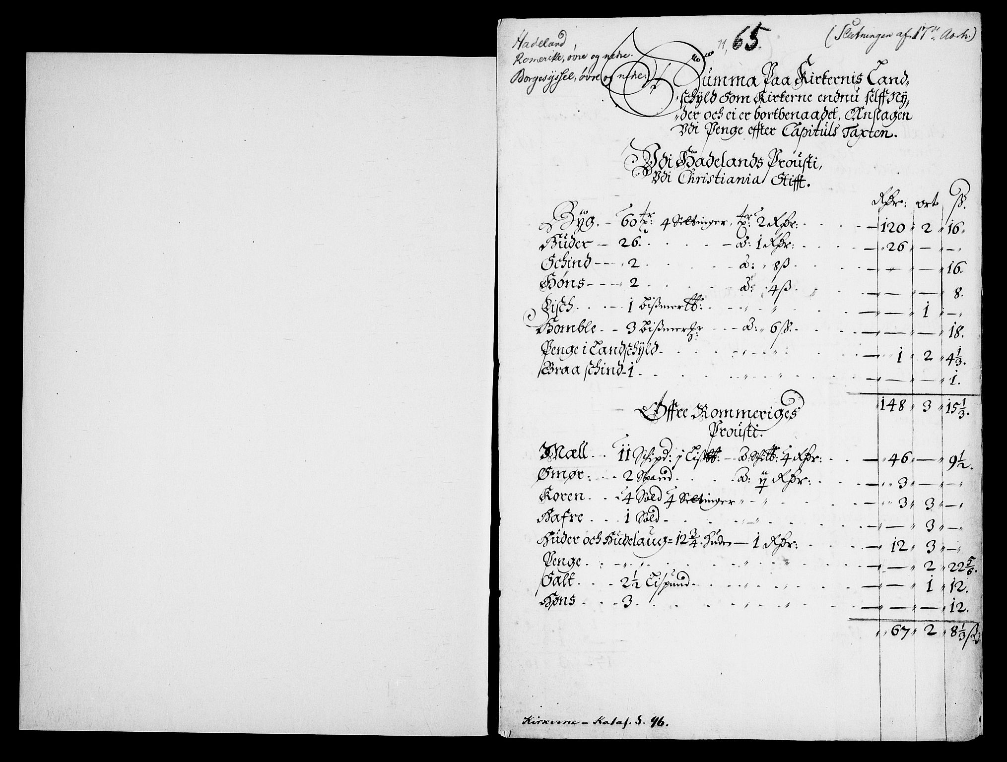 Danske Kanselli, Skapsaker, AV/RA-EA-4061/G/L0019: Tillegg til skapsakene, 1616-1753, s. 285