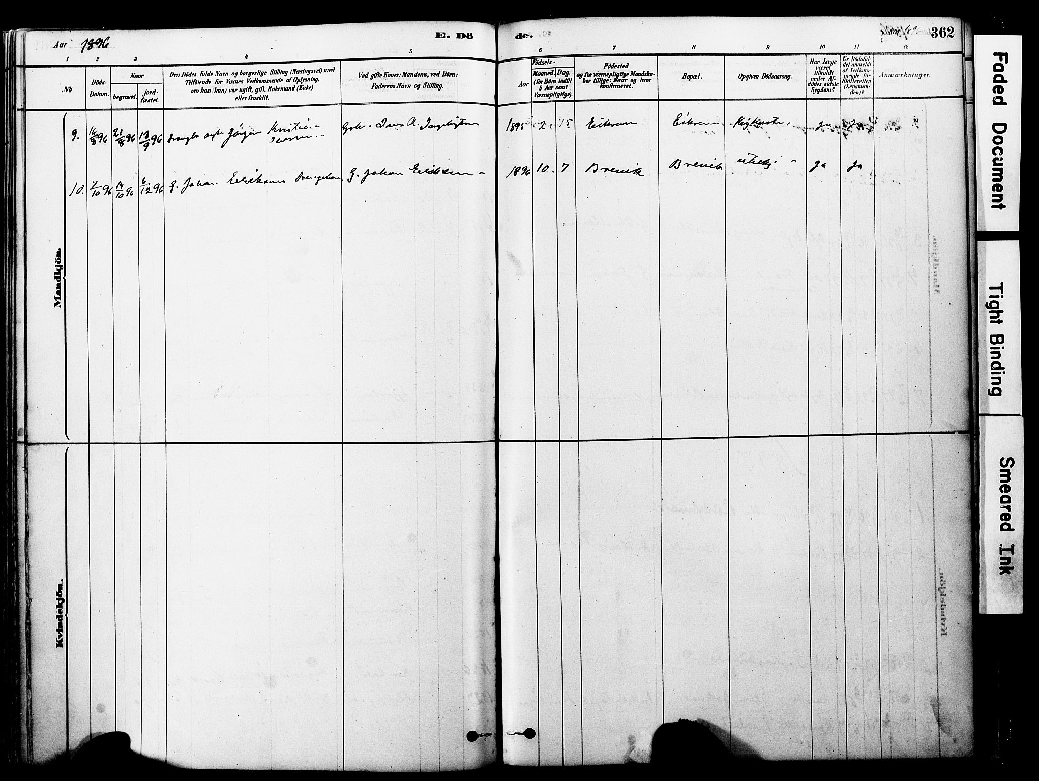 Ministerialprotokoller, klokkerbøker og fødselsregistre - Møre og Romsdal, AV/SAT-A-1454/560/L0721: Ministerialbok nr. 560A05, 1878-1917, s. 362