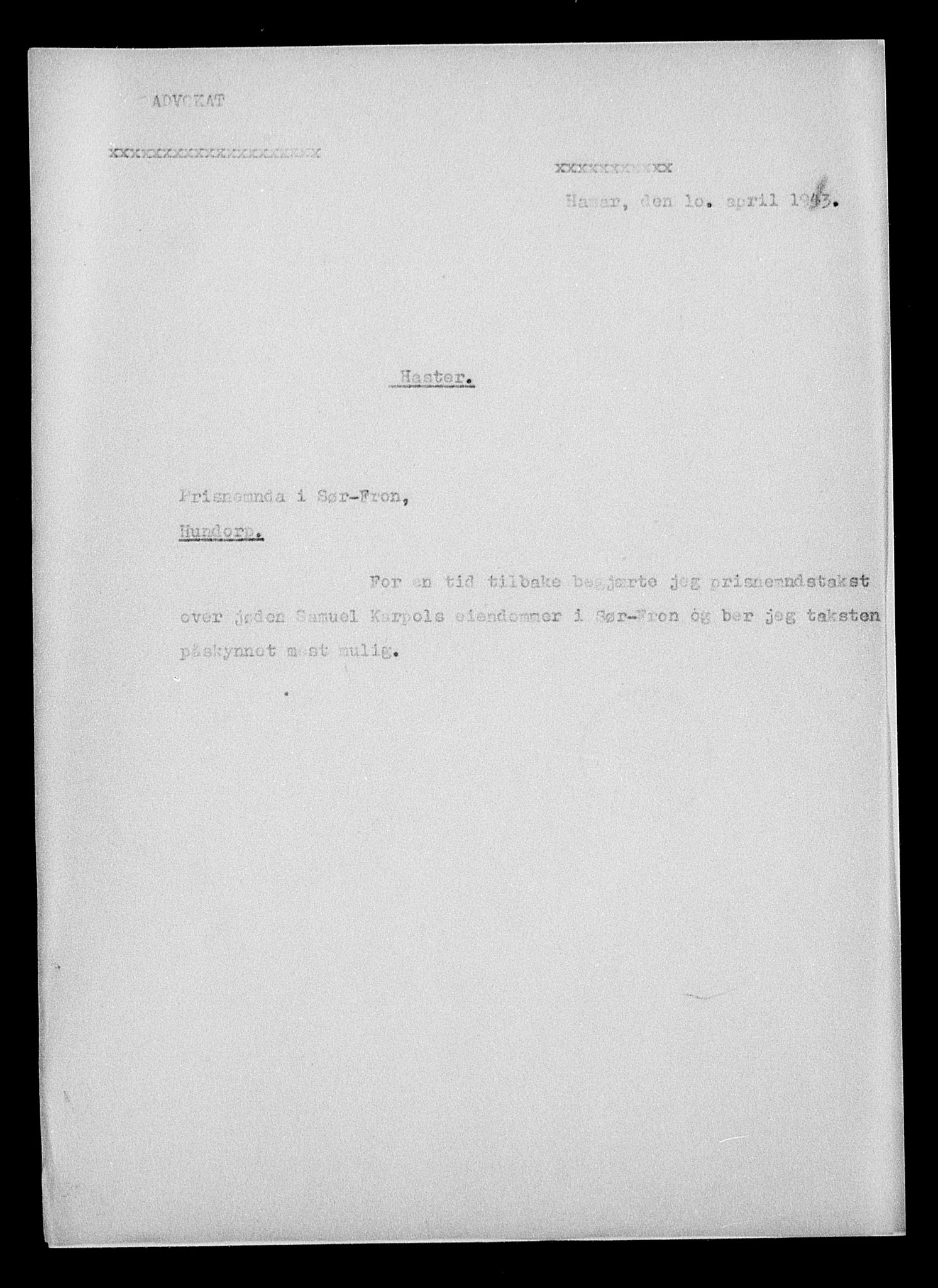 Justisdepartementet, Tilbakeføringskontoret for inndratte formuer, AV/RA-S-1564/H/Hc/Hcc/L0949: --, 1945-1947, s. 738