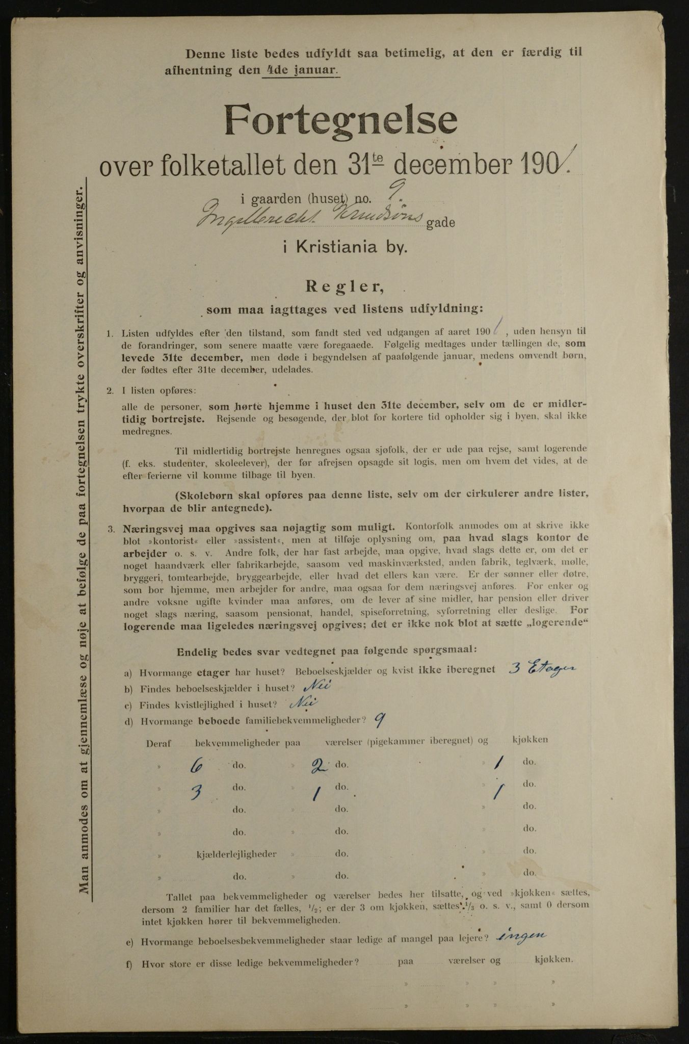 OBA, Kommunal folketelling 31.12.1901 for Kristiania kjøpstad, 1901, s. 6897