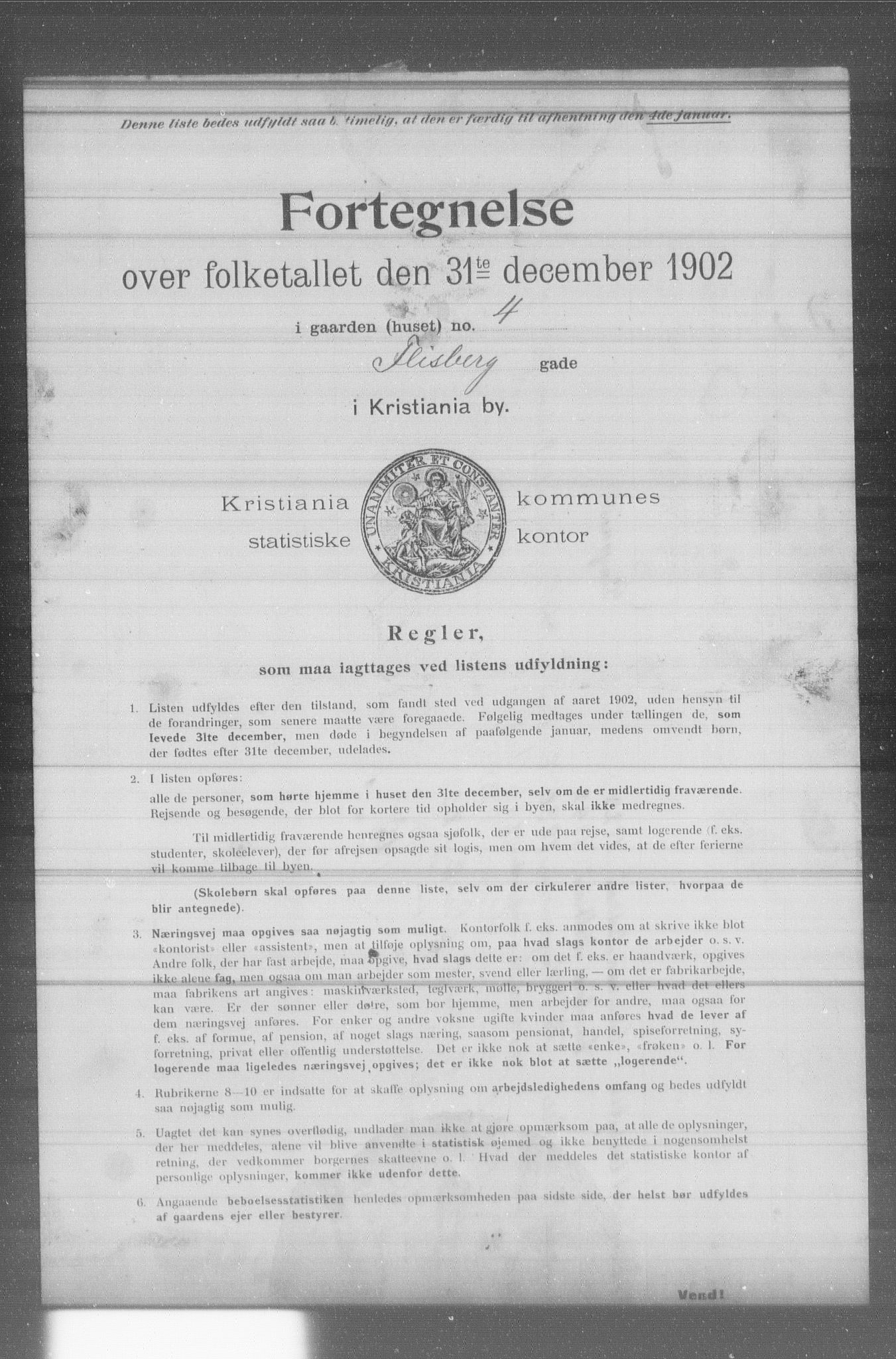 OBA, Kommunal folketelling 31.12.1902 for Kristiania kjøpstad, 1902, s. 4819