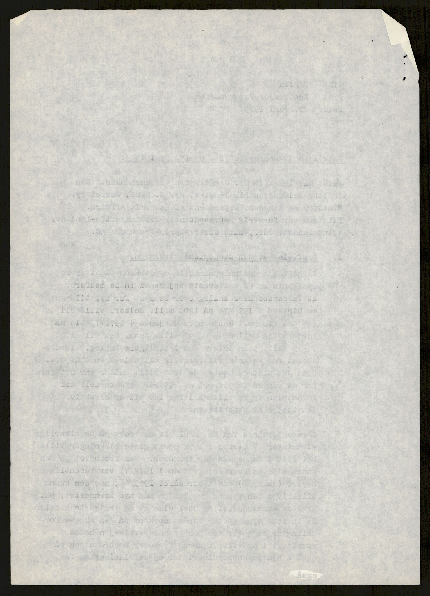 Direktoratet for utviklingshjelp (NORAD), AV/RA-S-6670/E/Ea/Eab/L0080: Asia: India. India-konsortiet, 1973-1976, s. 3