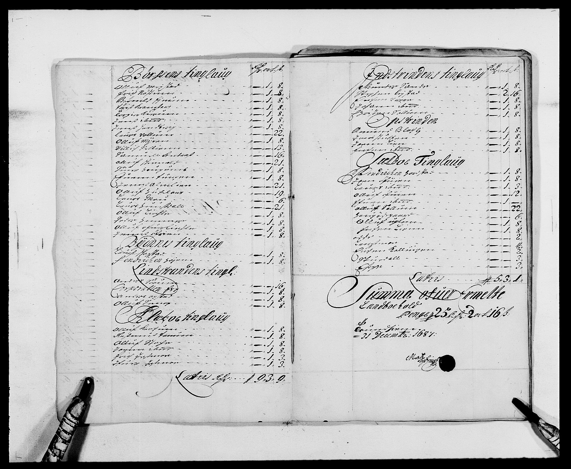 Rentekammeret inntil 1814, Reviderte regnskaper, Fogderegnskap, AV/RA-EA-4092/R61/L4101: Fogderegnskap Strinda og Selbu, 1687-1688, s. 106