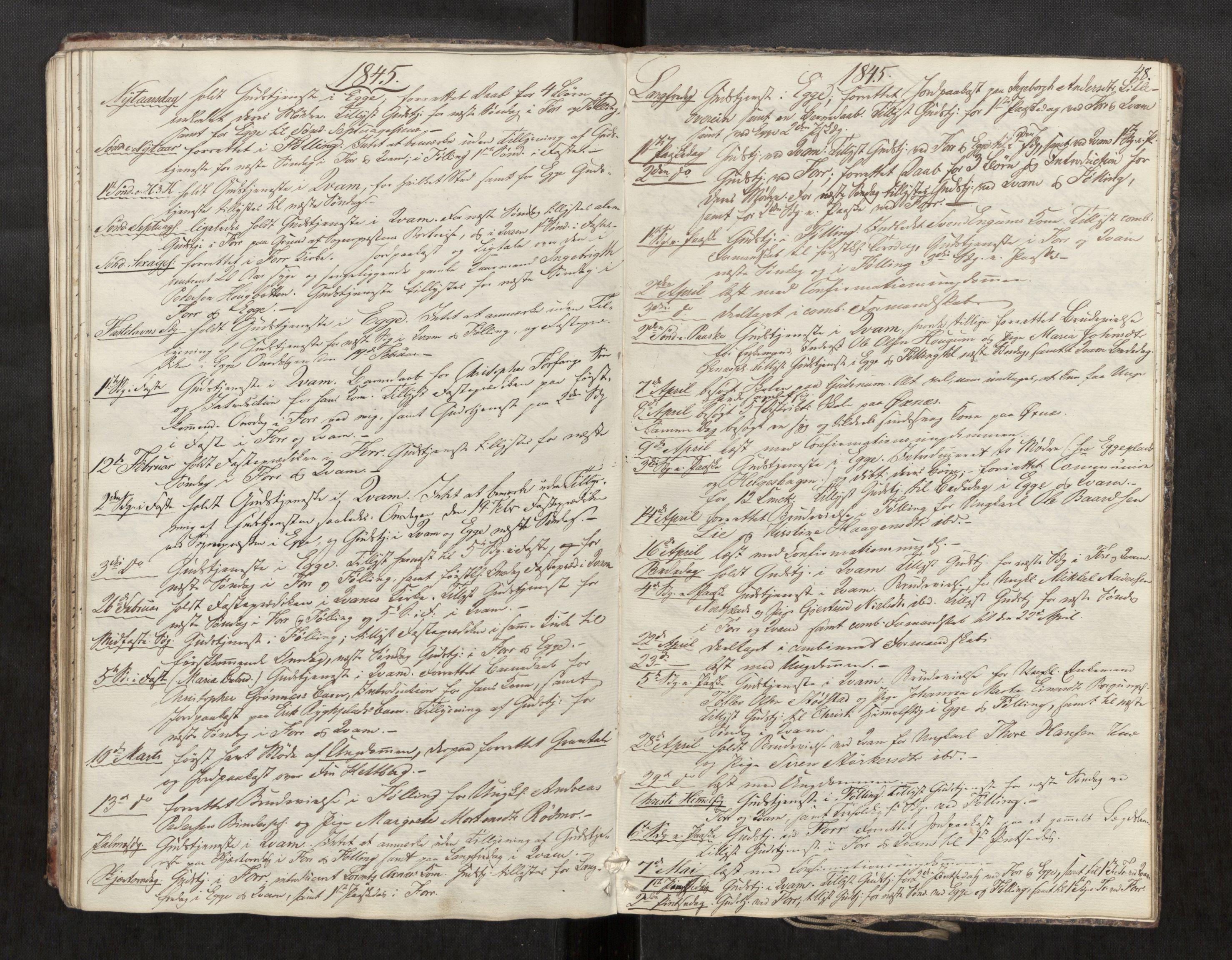 Stod sokneprestkontor, SAT/A-1164/2/I/I1/I1d/L0001: Residerende kapellans bok nr. 1, 1827-1849, s. 48