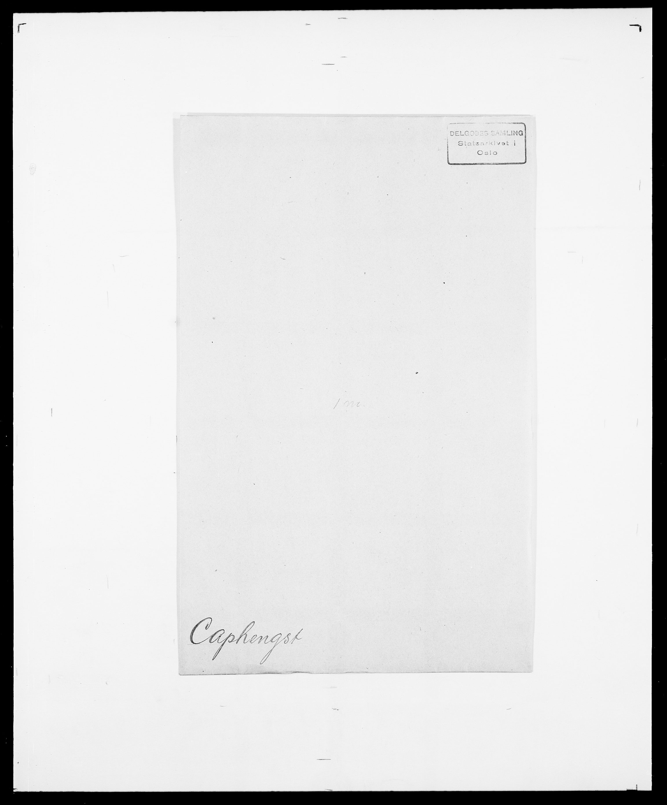 Delgobe, Charles Antoine - samling, AV/SAO-PAO-0038/D/Da/L0007: Buaas - Caphengst, s. 851