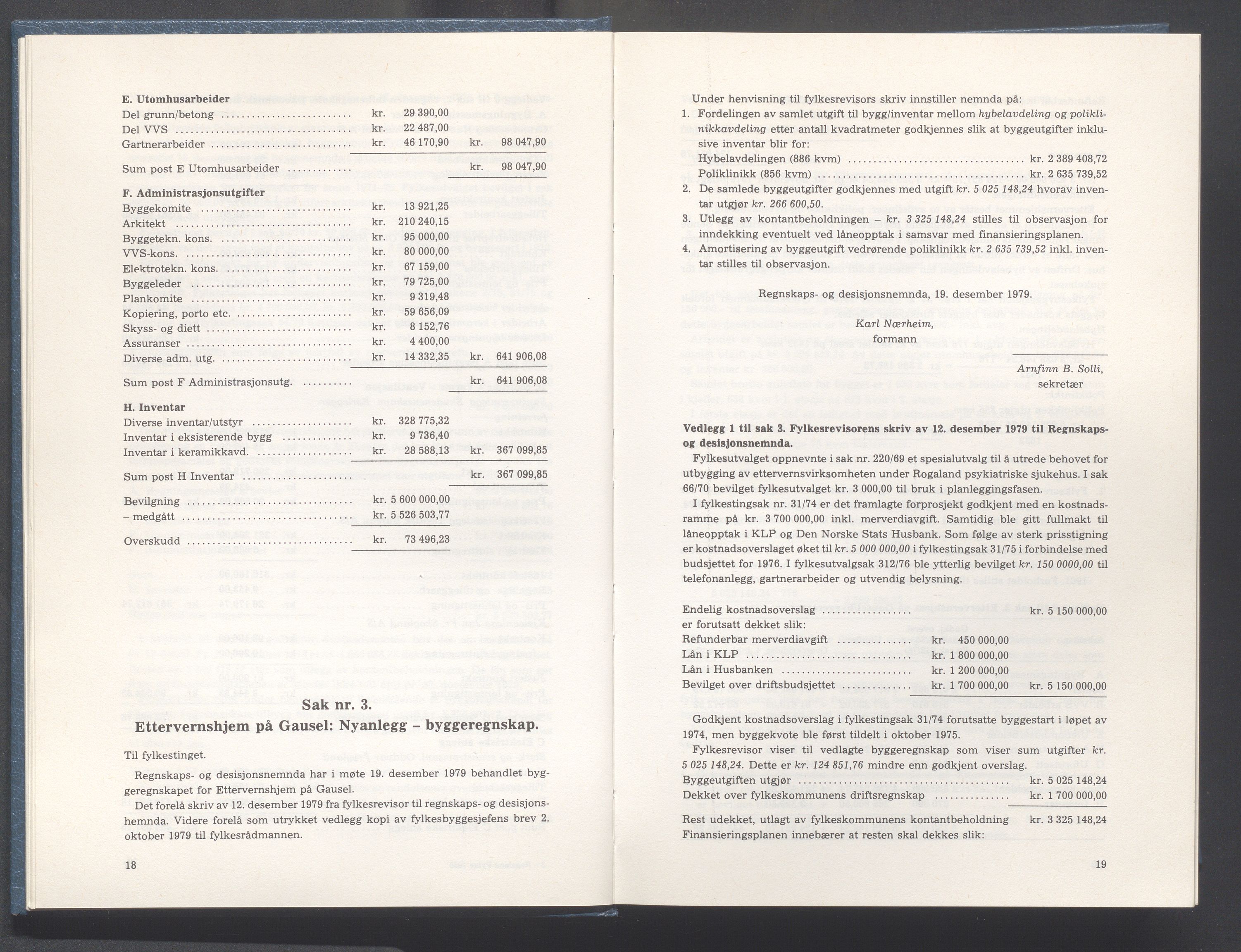Rogaland fylkeskommune - Fylkesrådmannen , IKAR/A-900/A/Aa/Aaa/L0100: Møtebok , 1980, s. 18-19