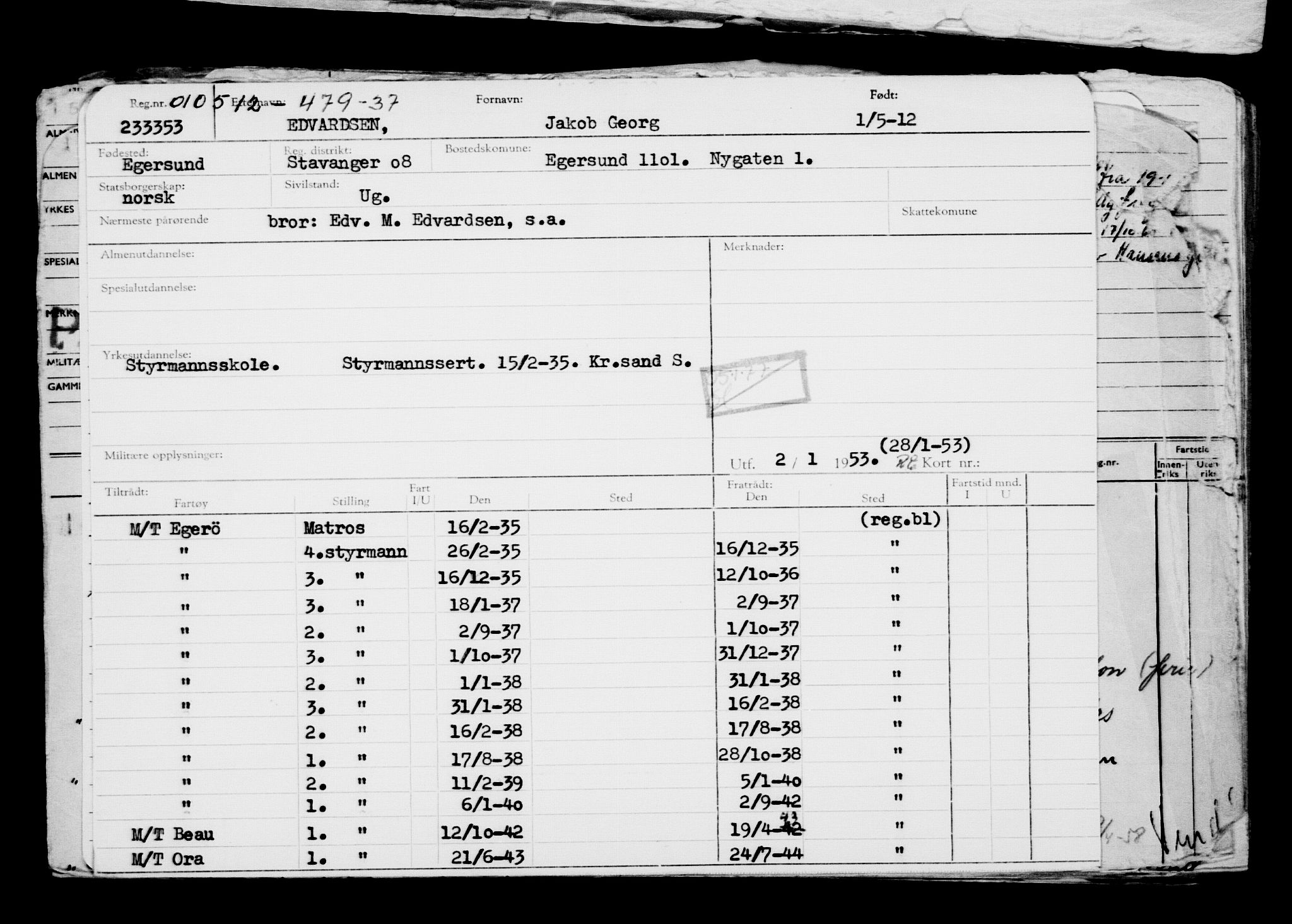 Direktoratet for sjømenn, RA/S-3545/G/Gb/L0104: Hovedkort, 1912, s. 217