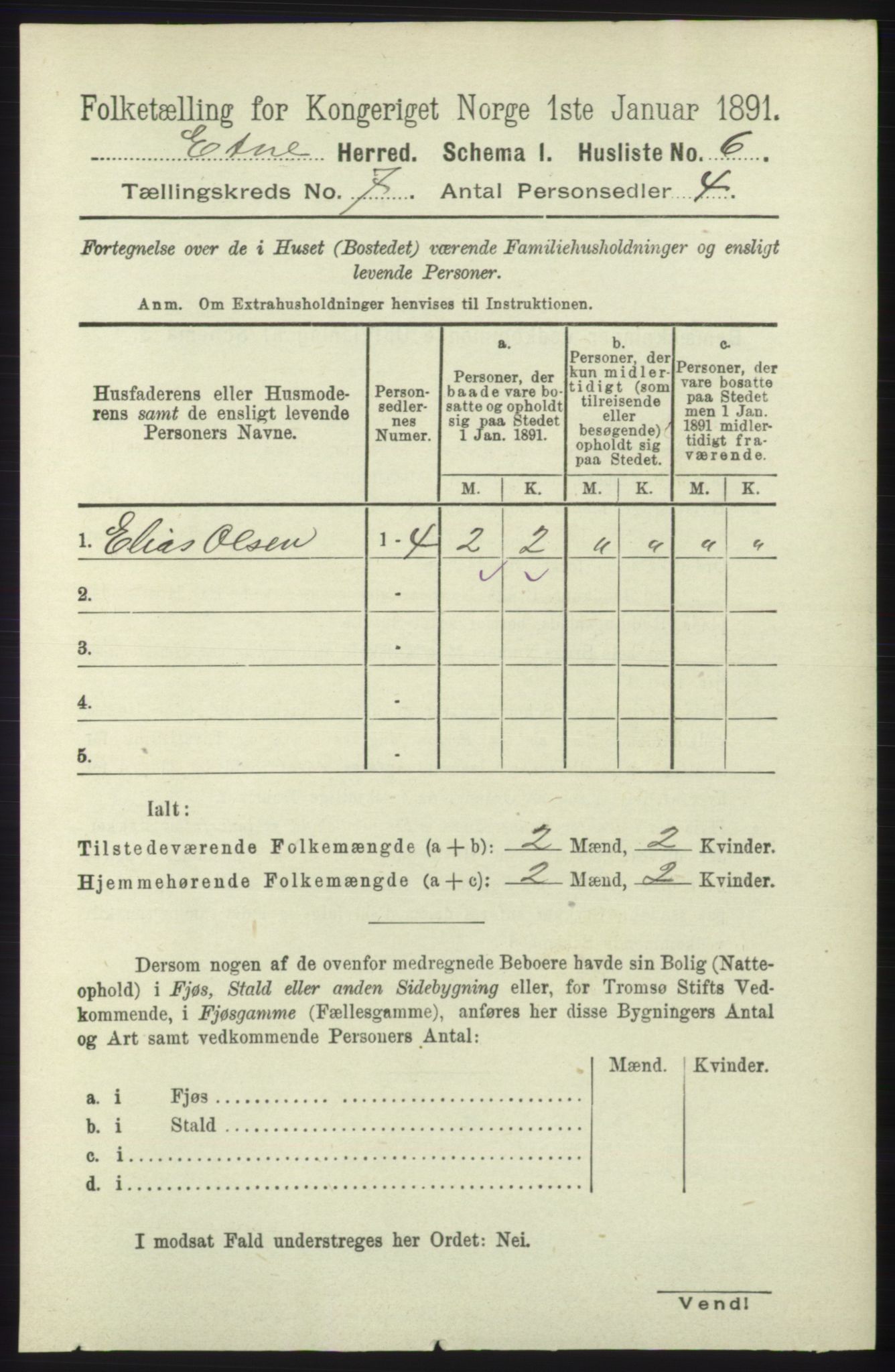 RA, Folketelling 1891 for 1211 Etne herred, 1891, s. 1365