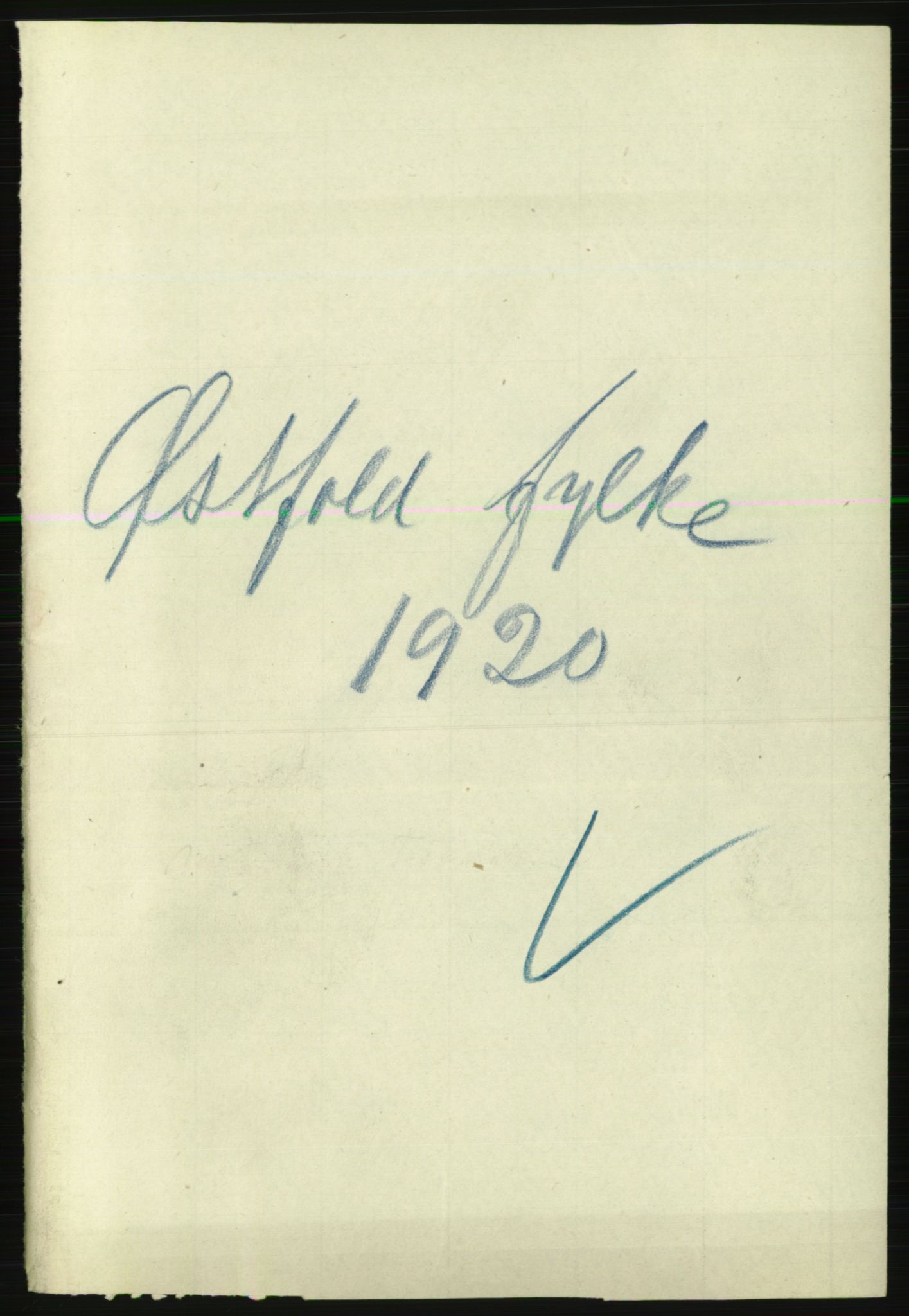 Statistisk sentralbyrå, Sosiodemografiske emner, Befolkning, AV/RA-S-2228/E/L0018: Fødte, gifte, døde dissentere., 1920, s. 4089