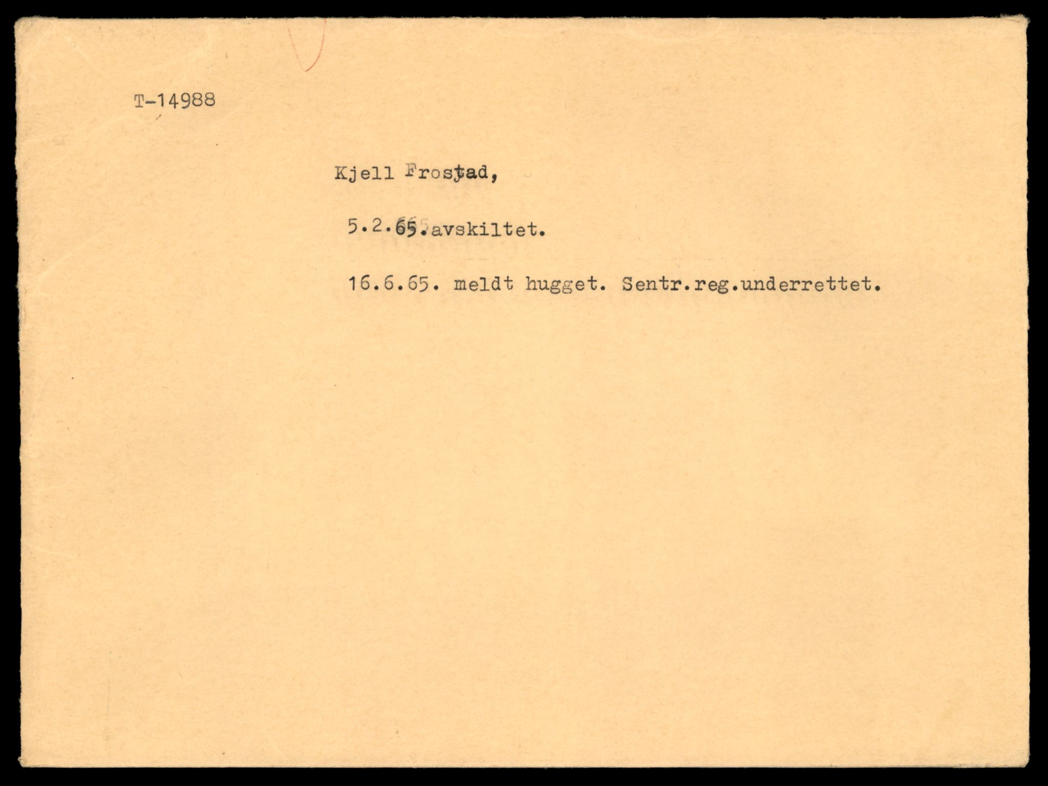 Møre og Romsdal vegkontor - Ålesund trafikkstasjon, AV/SAT-A-4099/F/Fe/L0049: Registreringskort for kjøretøy T 14864 - T 18613, 1927-1998, s. 2951
