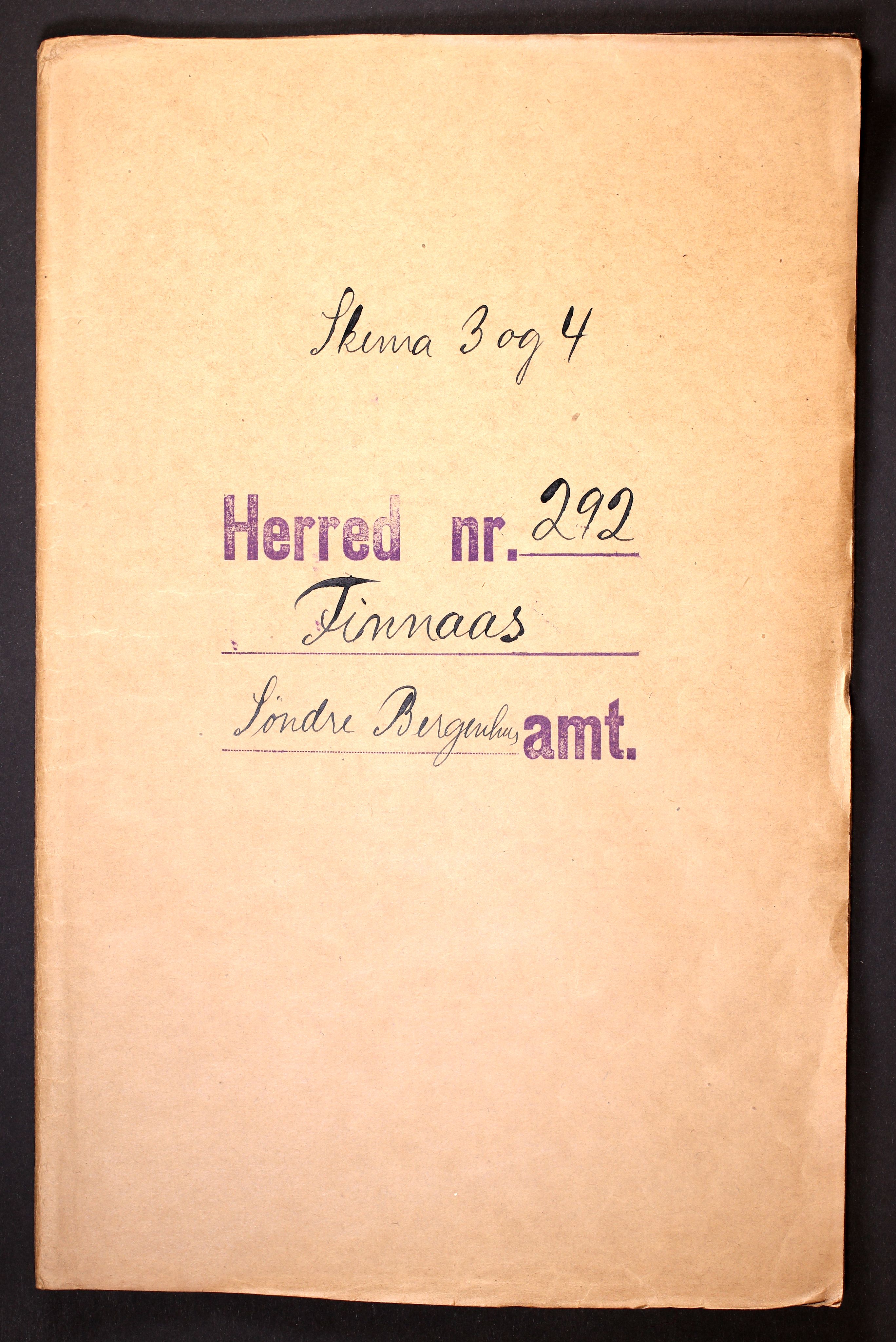 RA, Folketelling 1910 for 1218 Finnås herred, 1910, s. 1