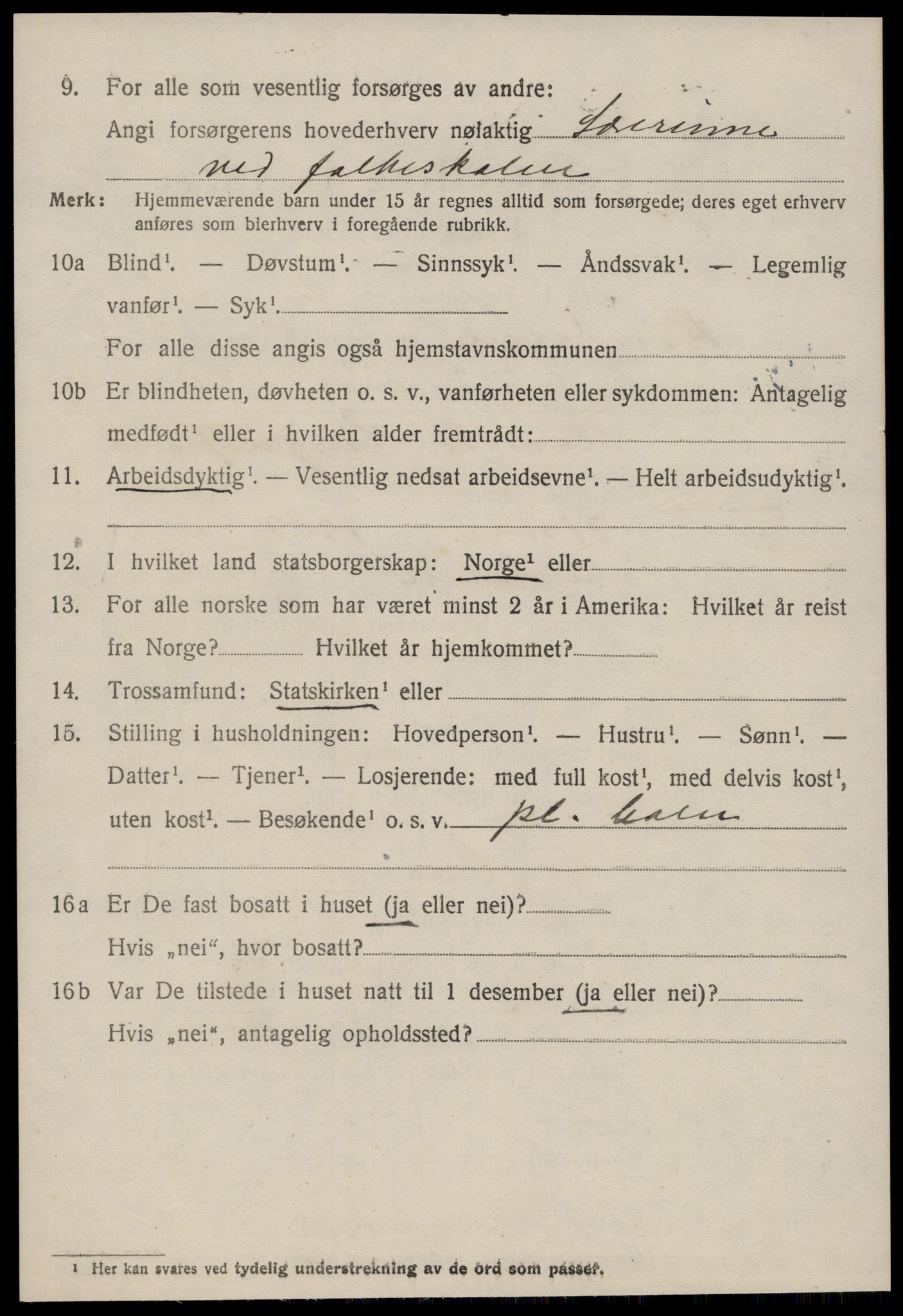 SAT, Folketelling 1920 for 1567 Rindal herred, 1920, s. 2307