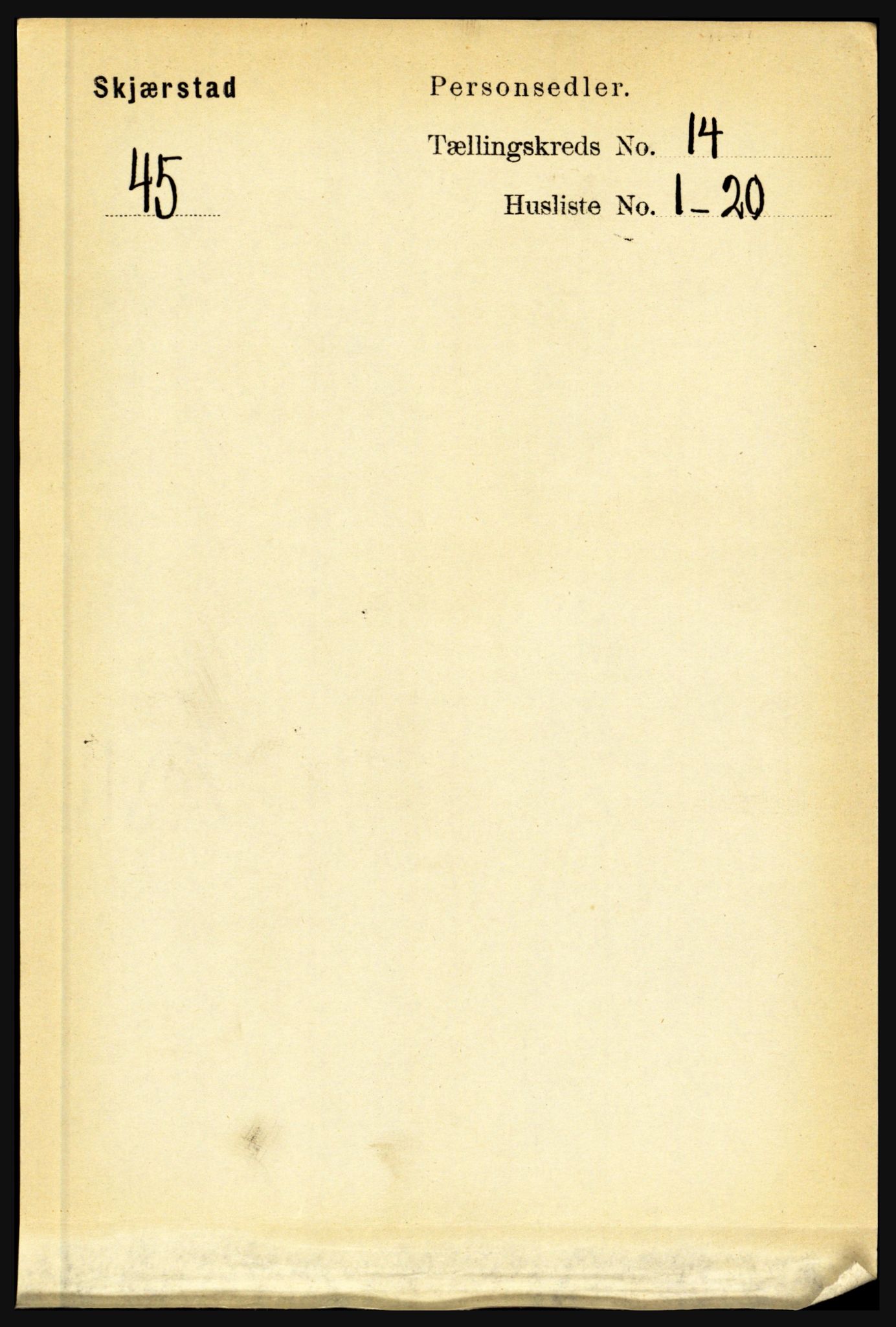 RA, Folketelling 1891 for 1842 Skjerstad herred, 1891, s. 5014