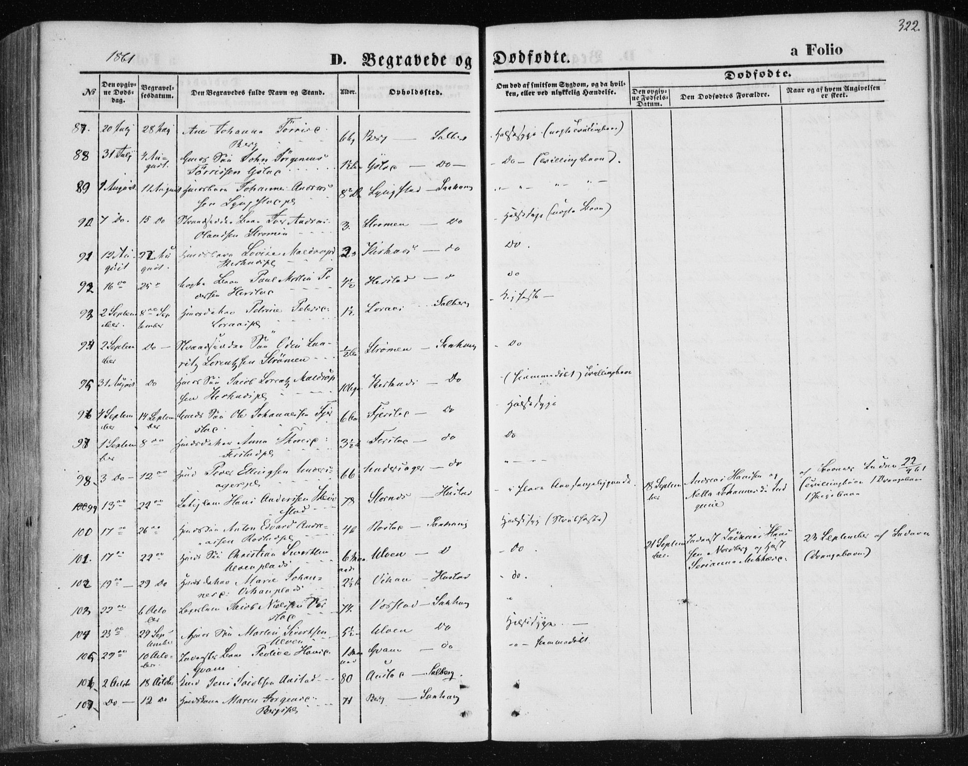 Ministerialprotokoller, klokkerbøker og fødselsregistre - Nord-Trøndelag, AV/SAT-A-1458/730/L0283: Ministerialbok nr. 730A08, 1855-1865, s. 322